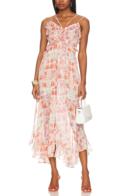 Adrienne Dress In Cora Flora - Image 1