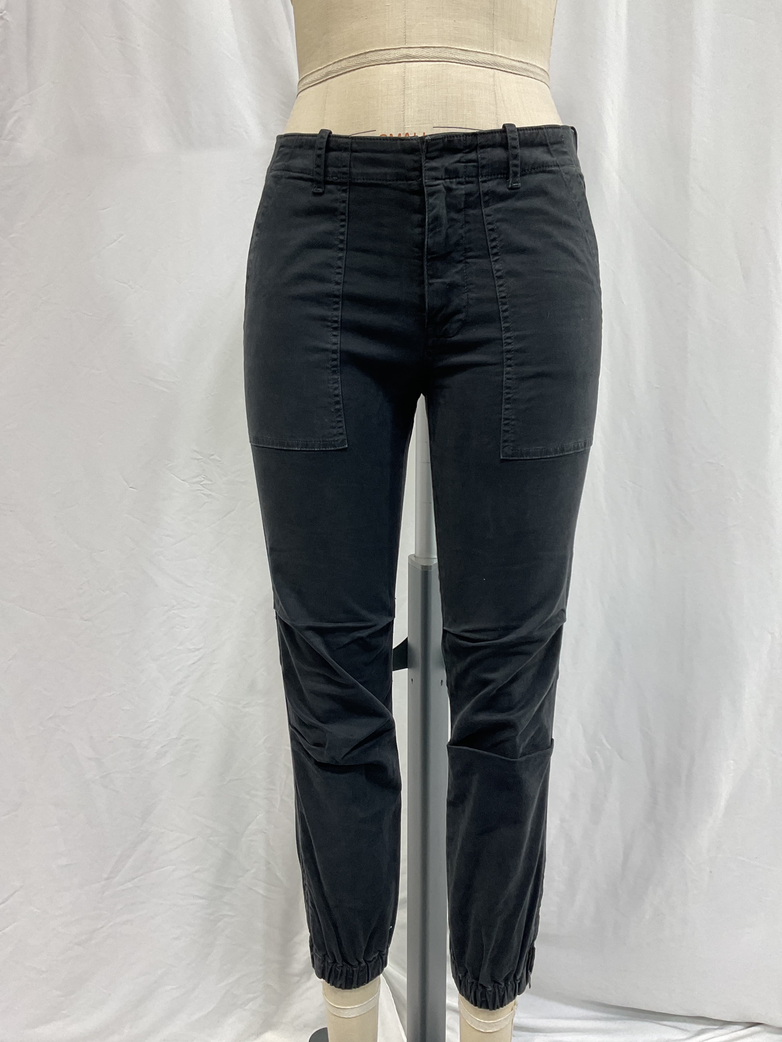 Cropped Military Pant In Carbon - Image 2