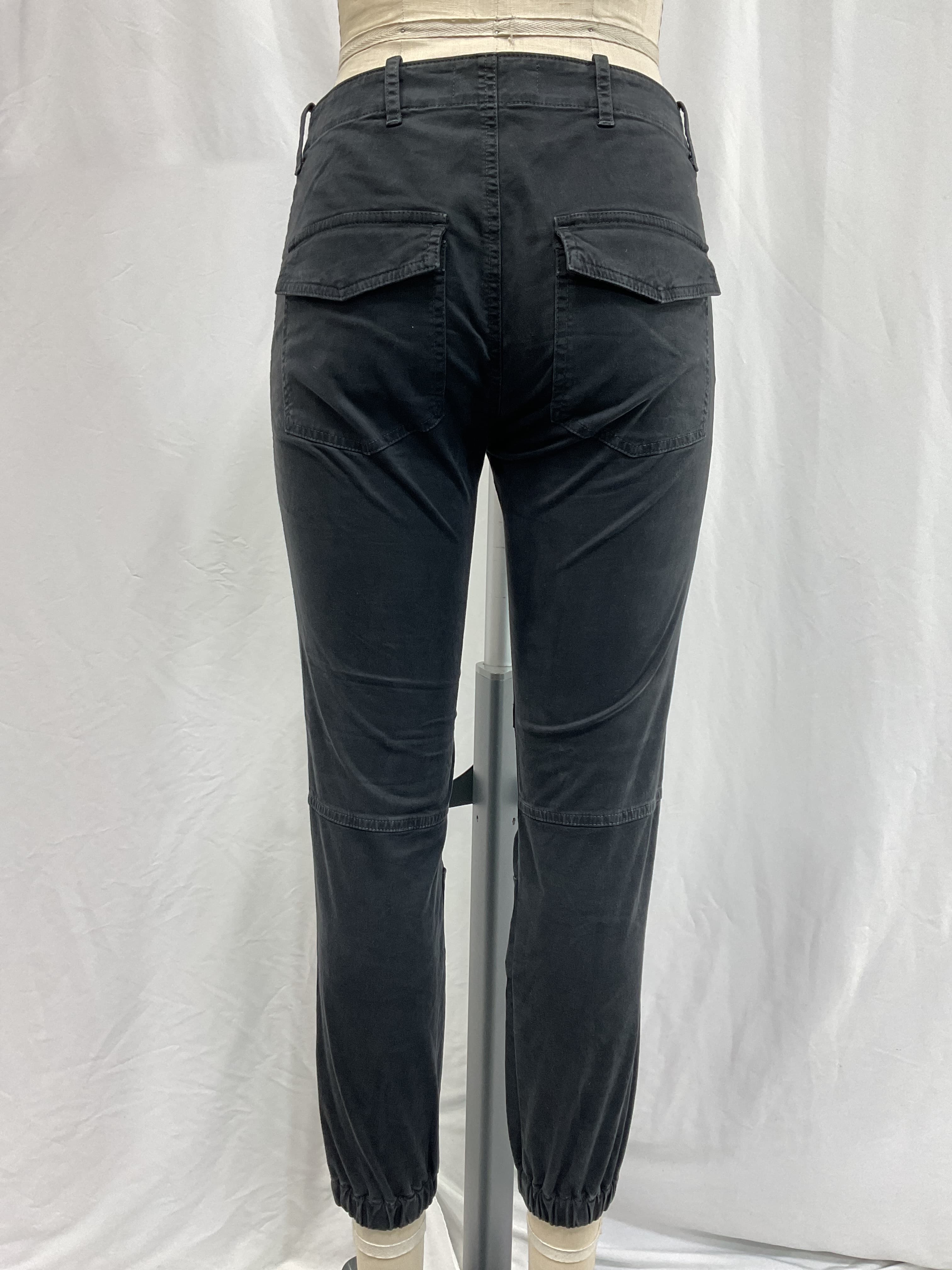 Cropped Military Pant In Carbon - Image 3