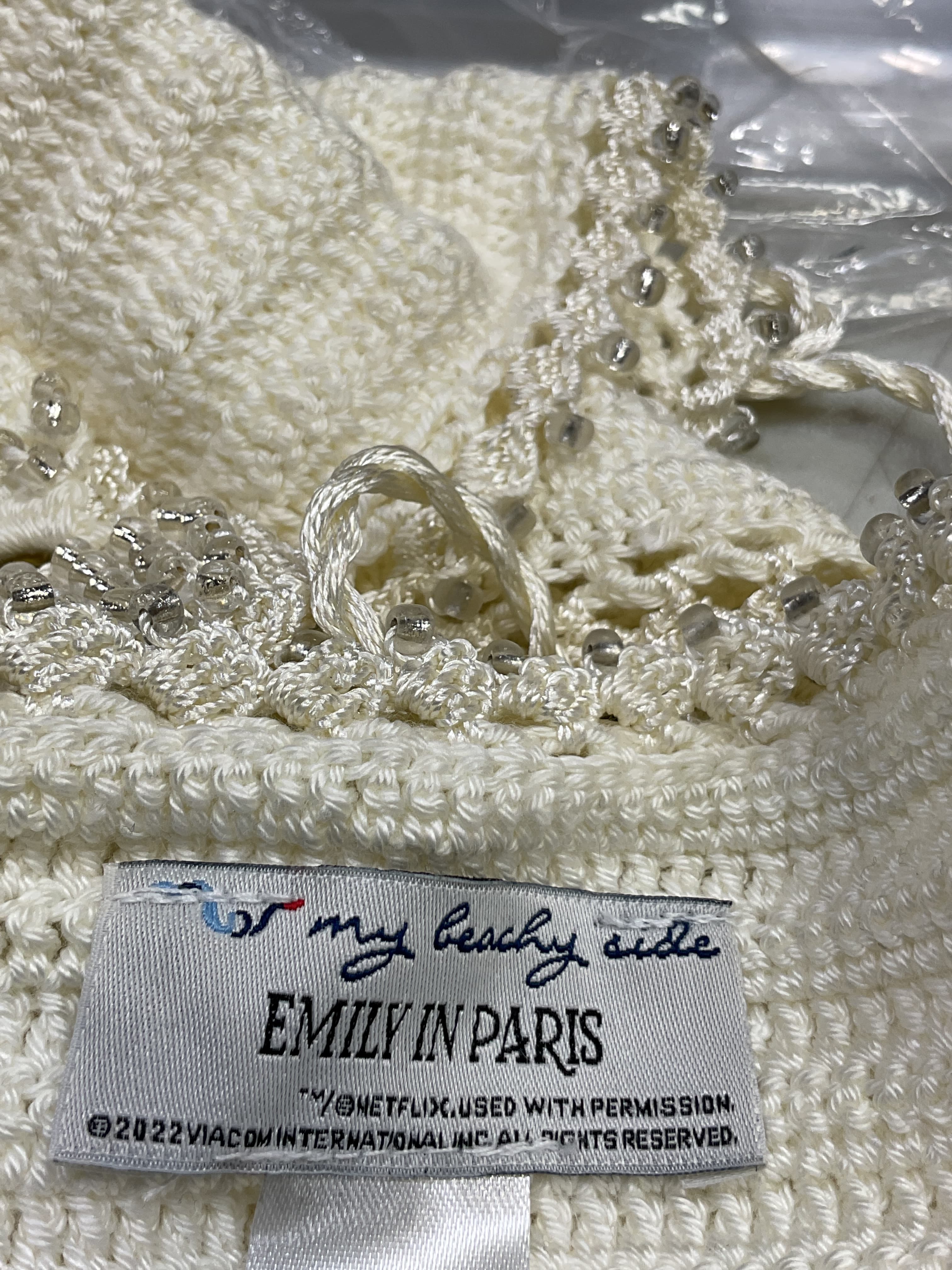 Crochet Butterfly Top In Snow White - Image 4