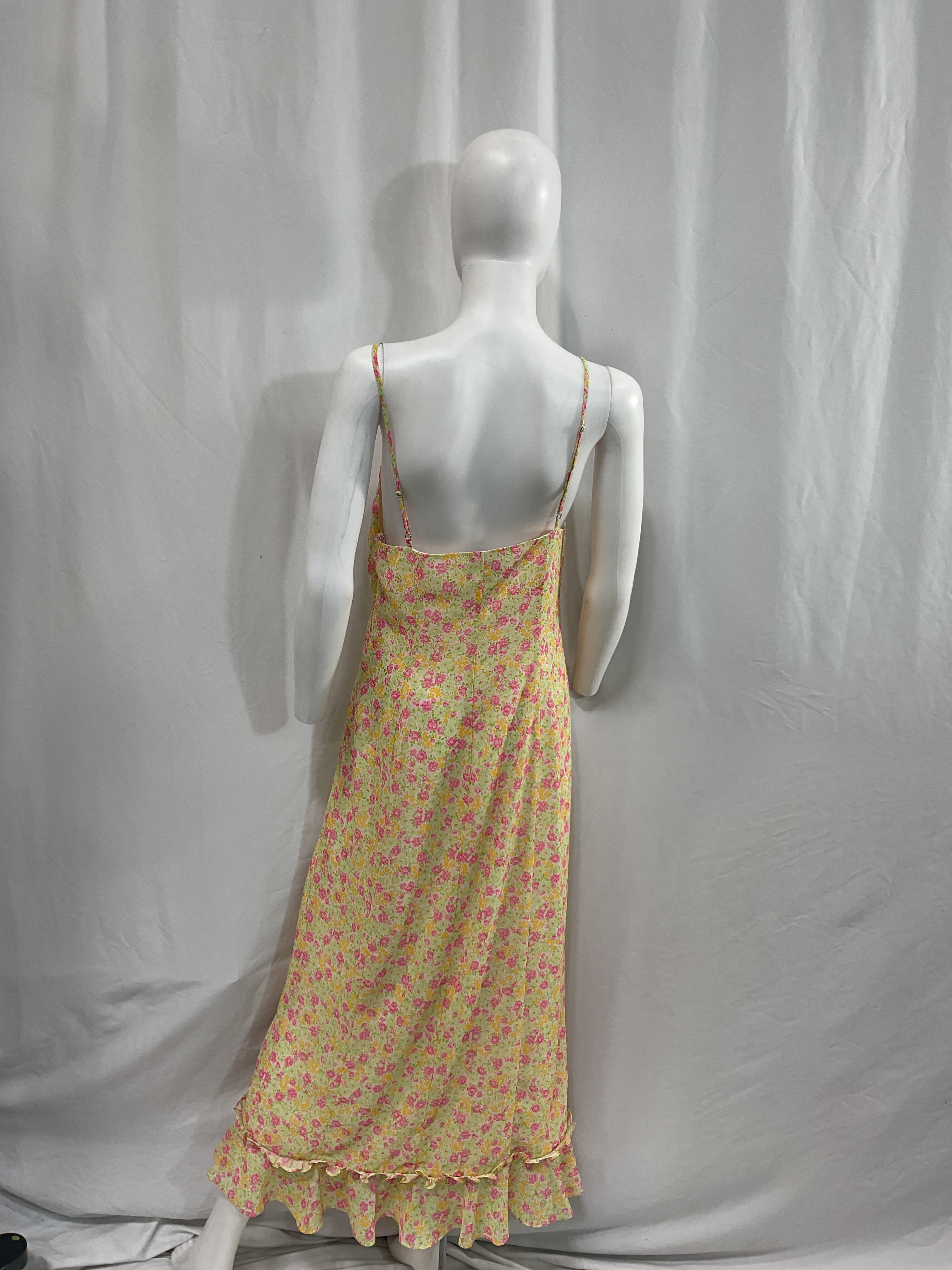 Quincy Midi Dress In Pink Lemonade Multi - Image 4