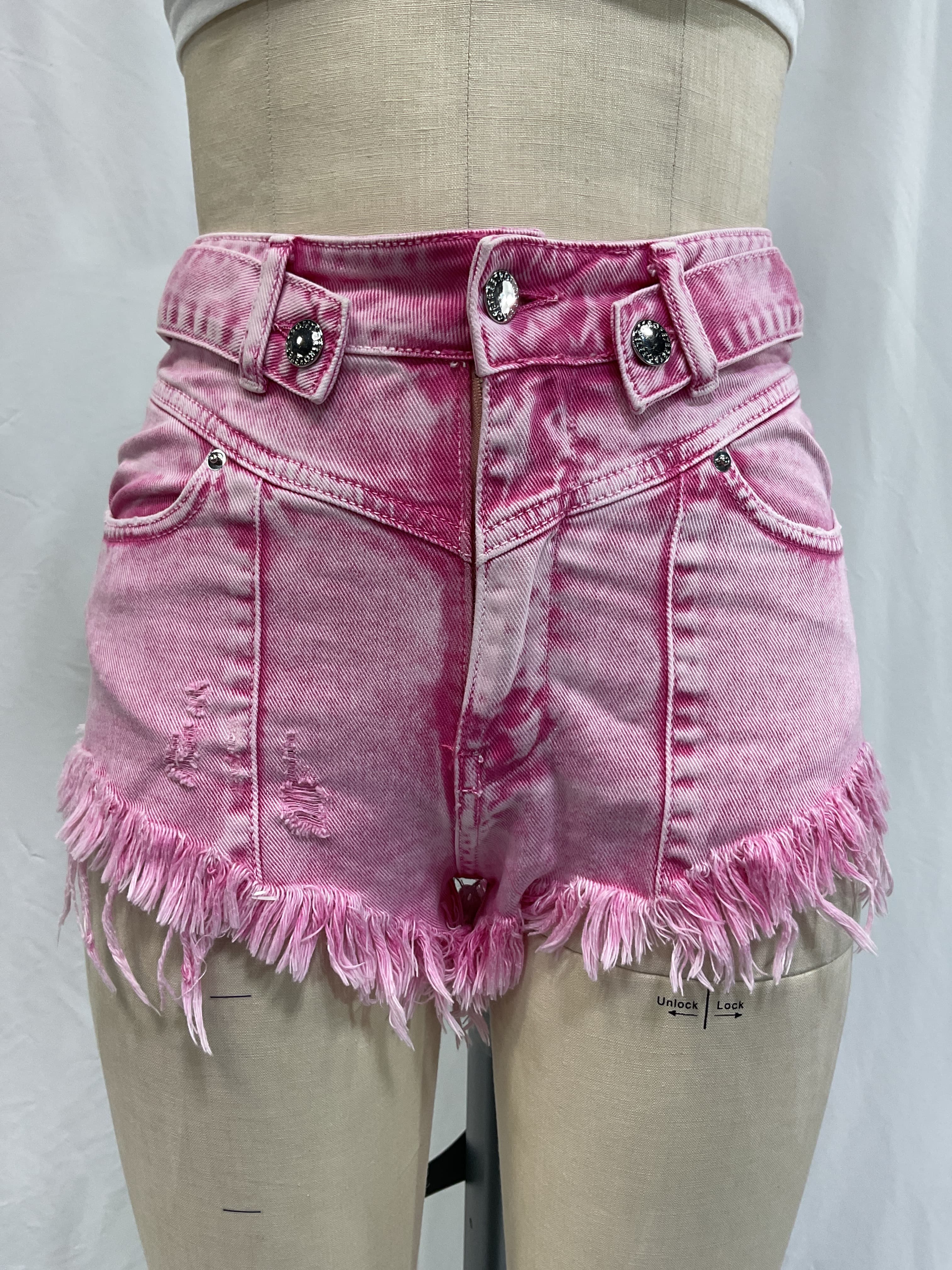 Tessa Shorts In Vintage Pink - Image 4