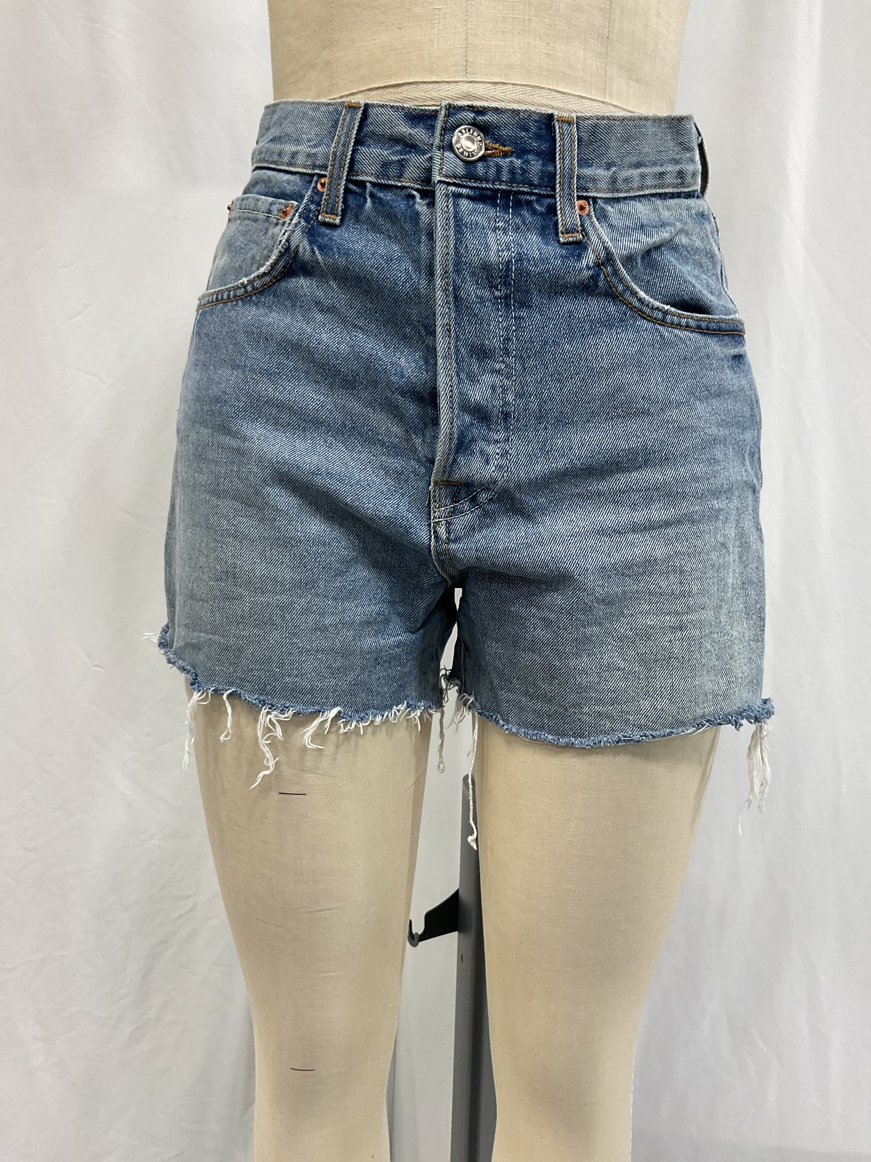 Jules Super High Rise Vintage Short In Wave Hill - Image 2