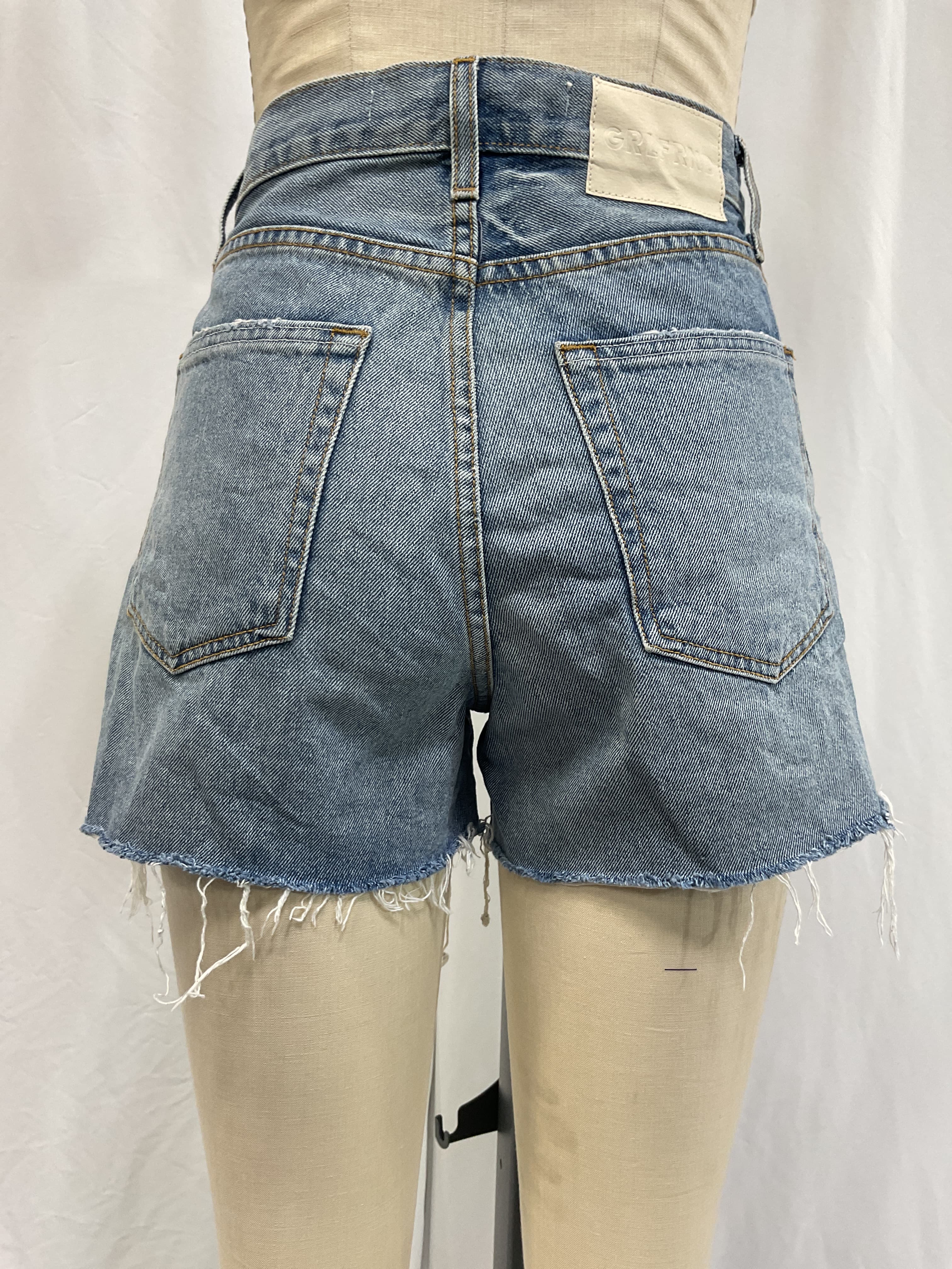 Jules Super High Rise Vintage Short In Wave Hill - Image 3