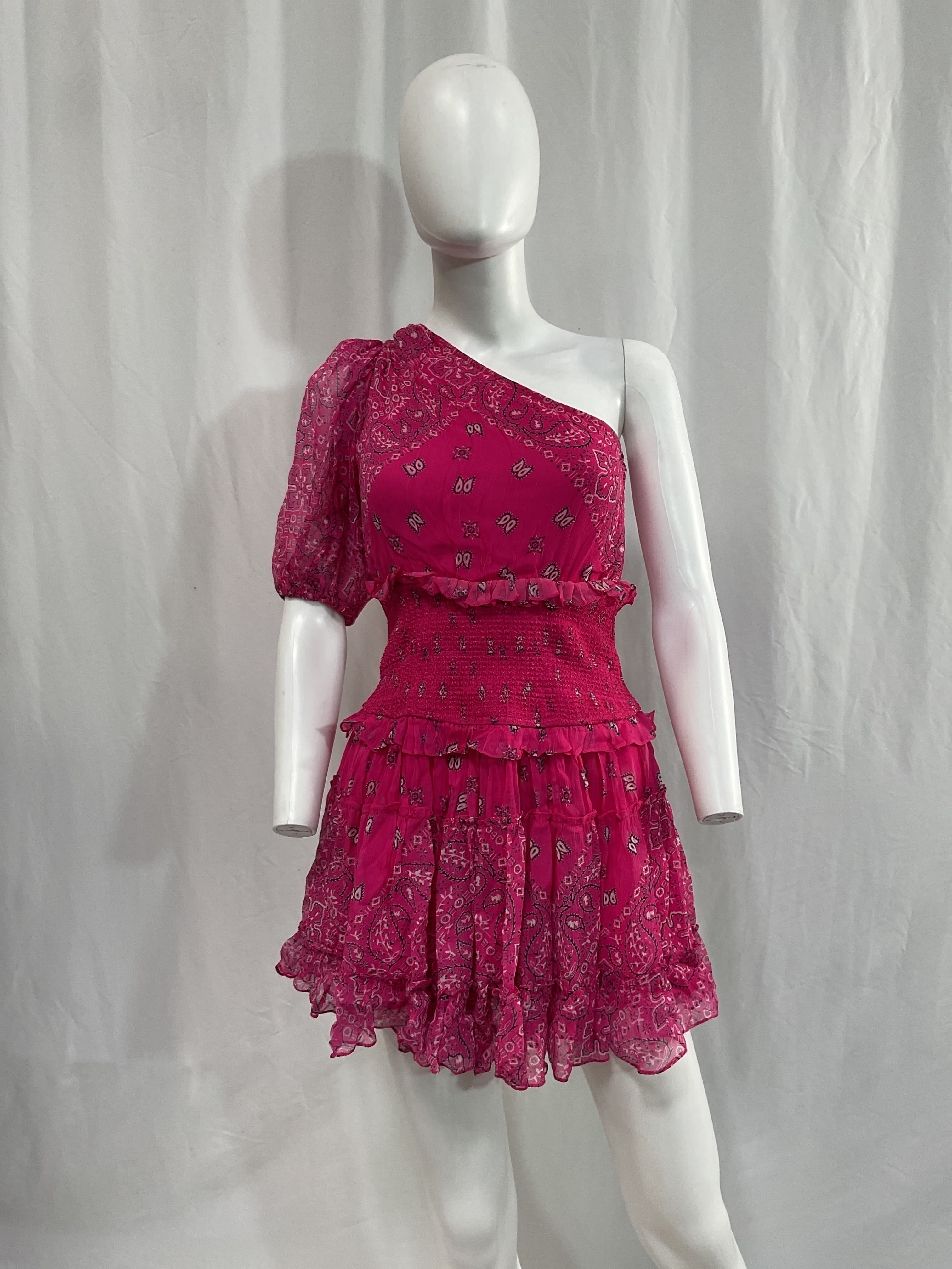 Romani Mini Dress In Pink - Image 2