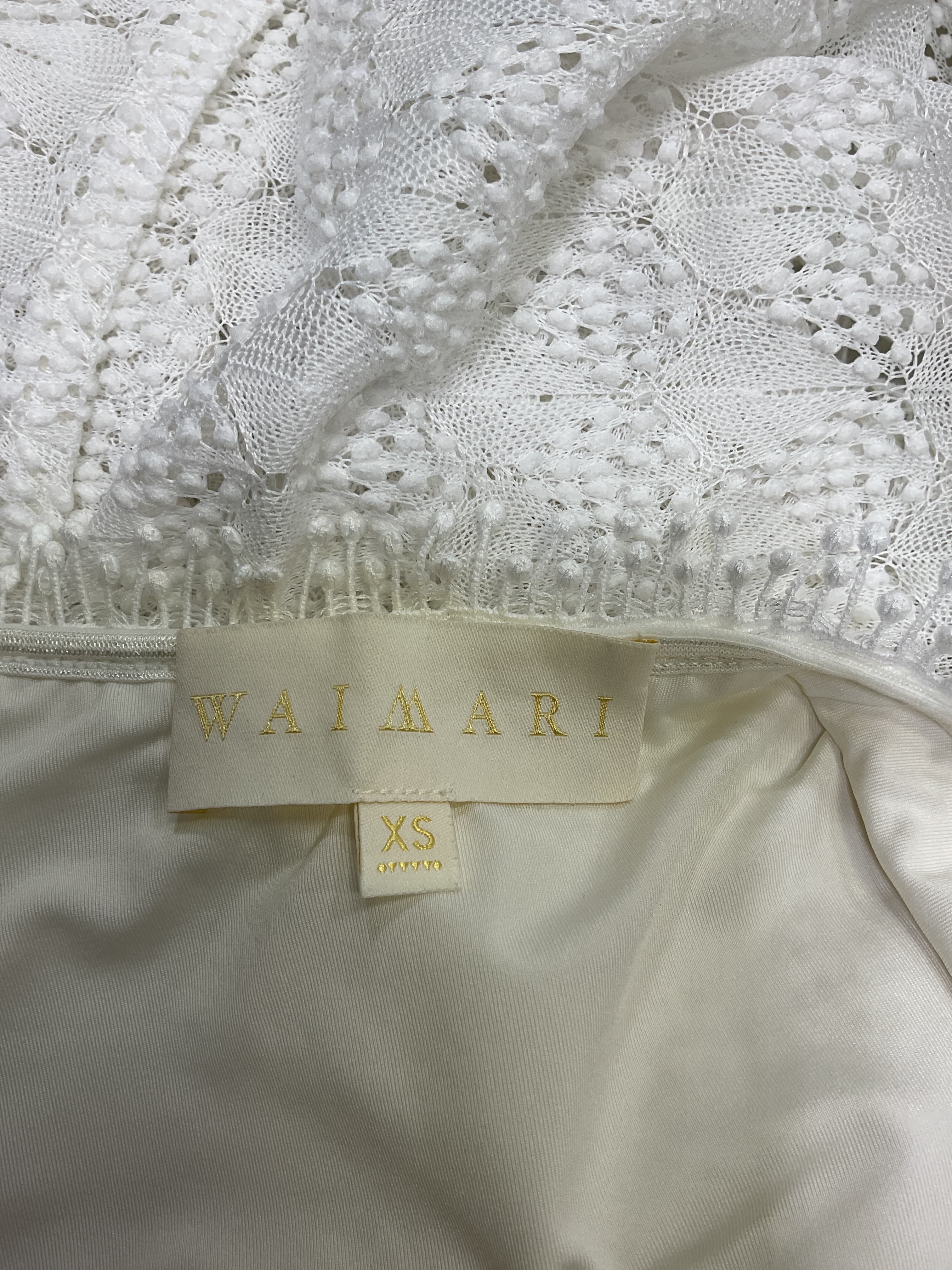 Lluvia Midi Dress In White - Image 3