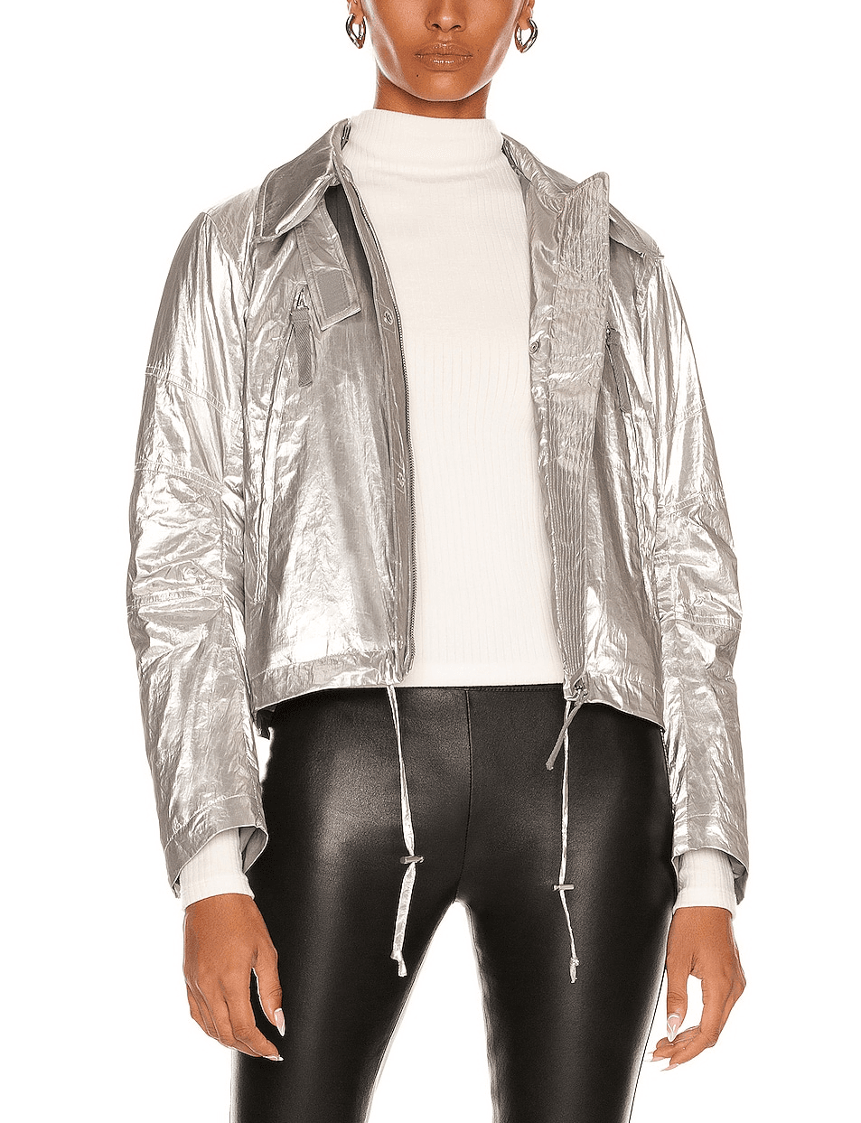 Astro Jacket In Silver - Image 1