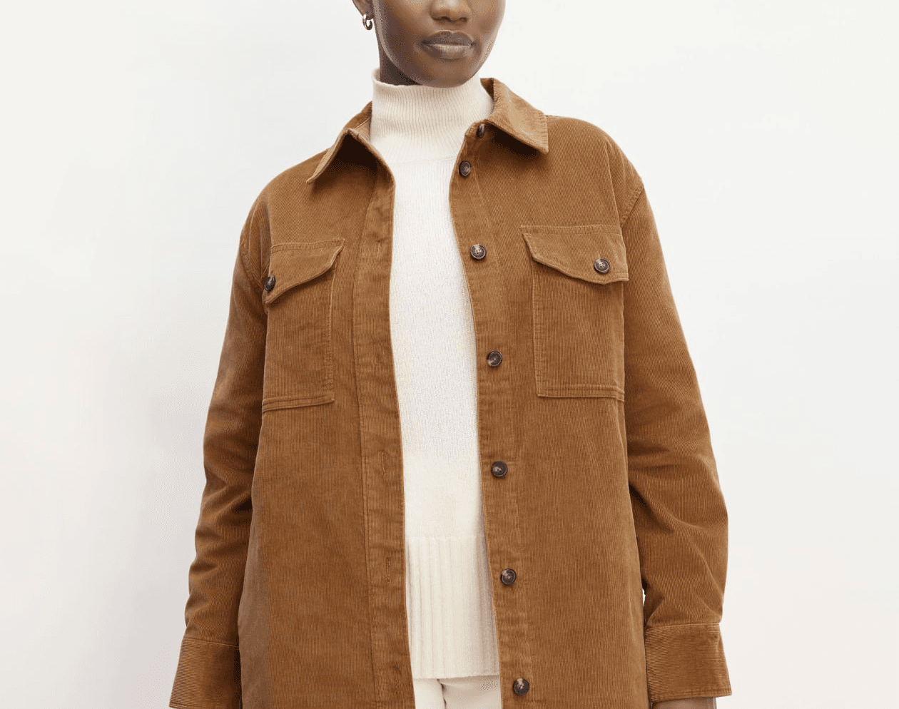 The Corduroy Oversized Shirt Jacket - Image 1
