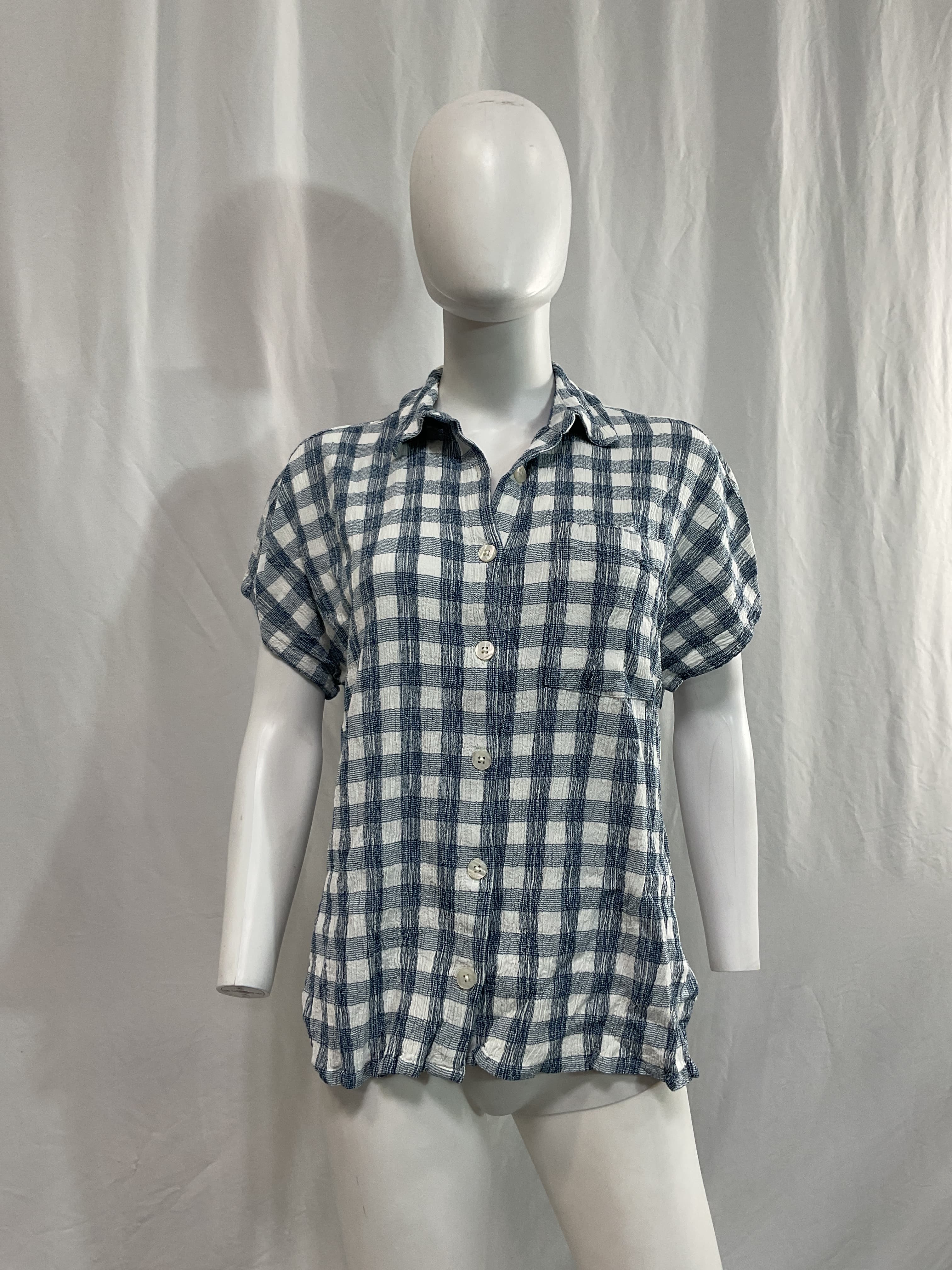 The Aubrey Crinkle Plaid Shirt - Image 2