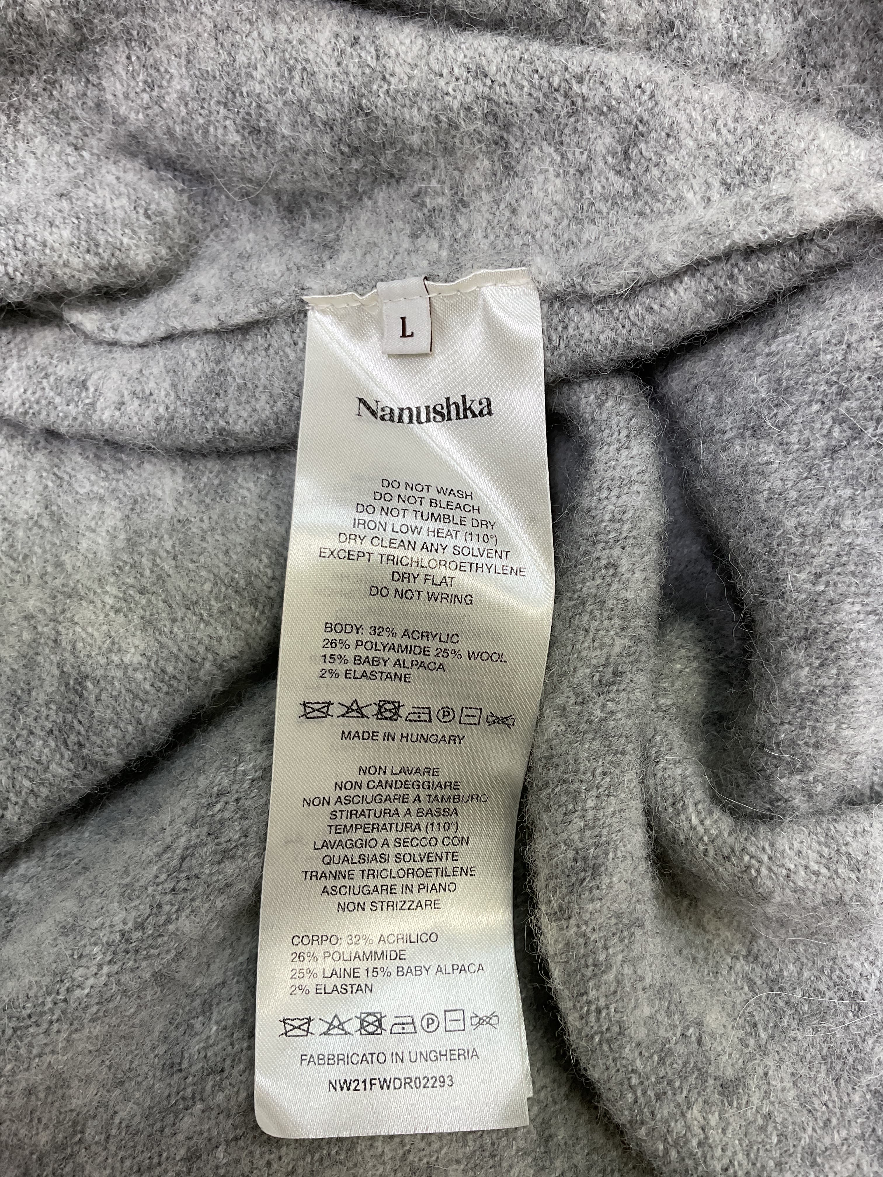 Flora Dress In Grey - Image 3