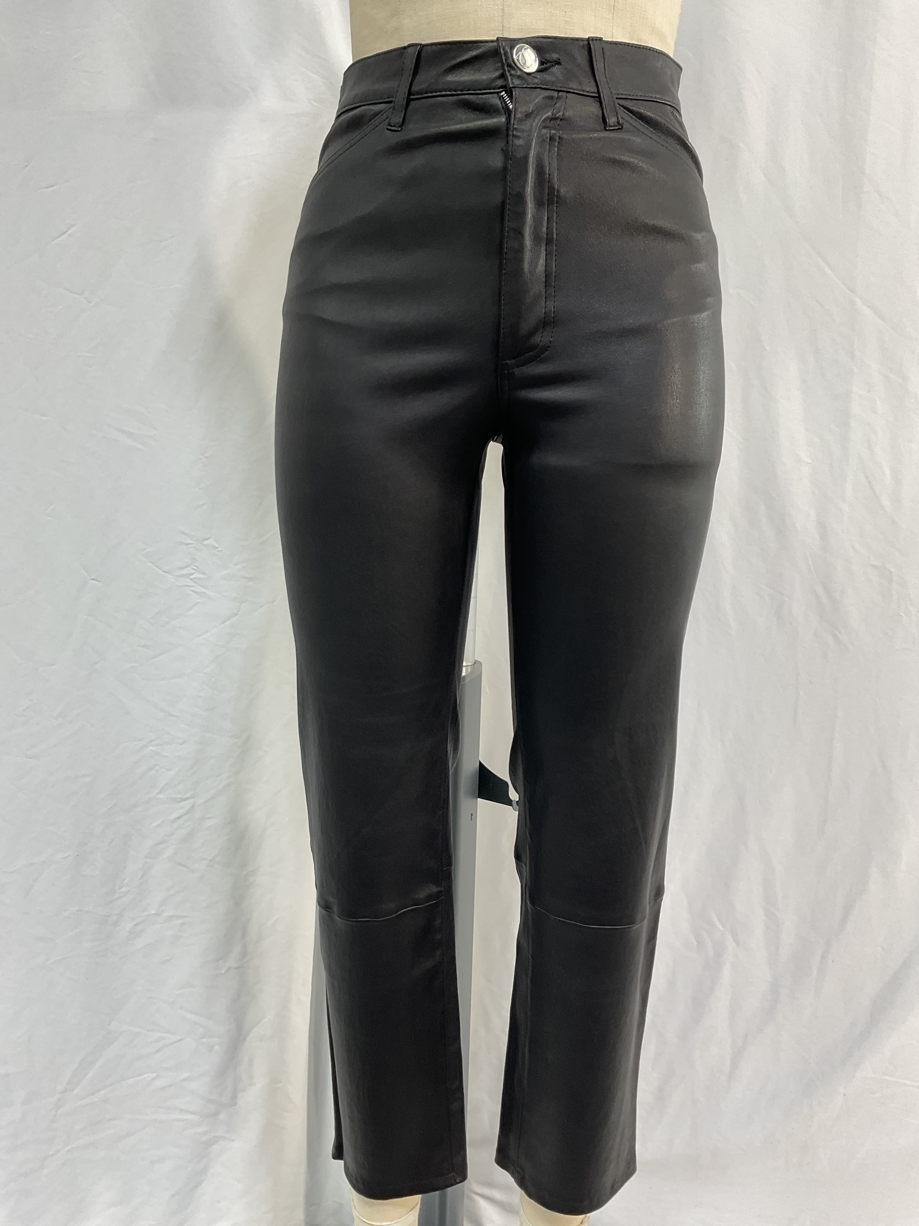 5 Pocket Straight Leg Pant In Black - Image 4