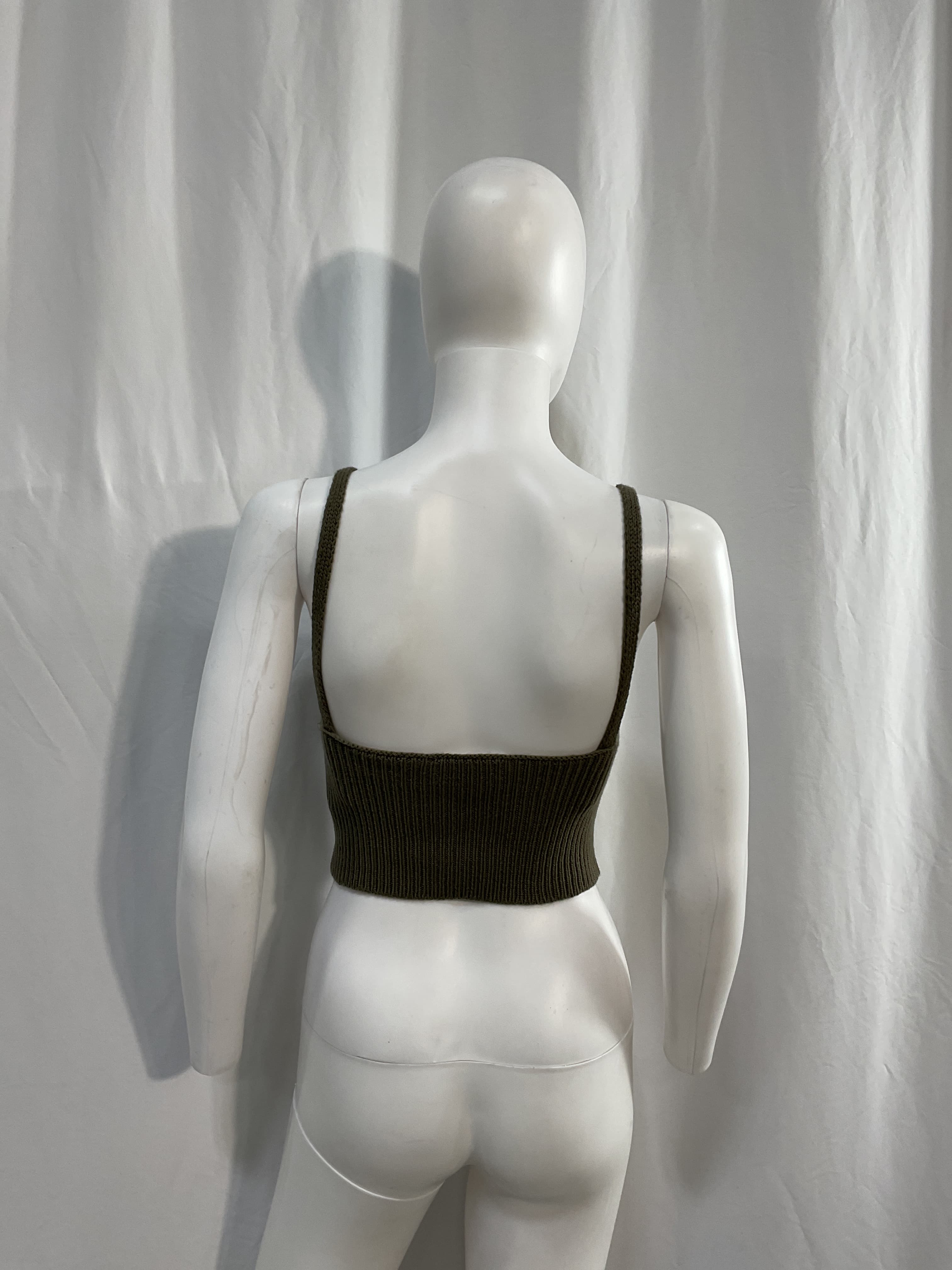 Knit Top In Dark Olive - Image 3