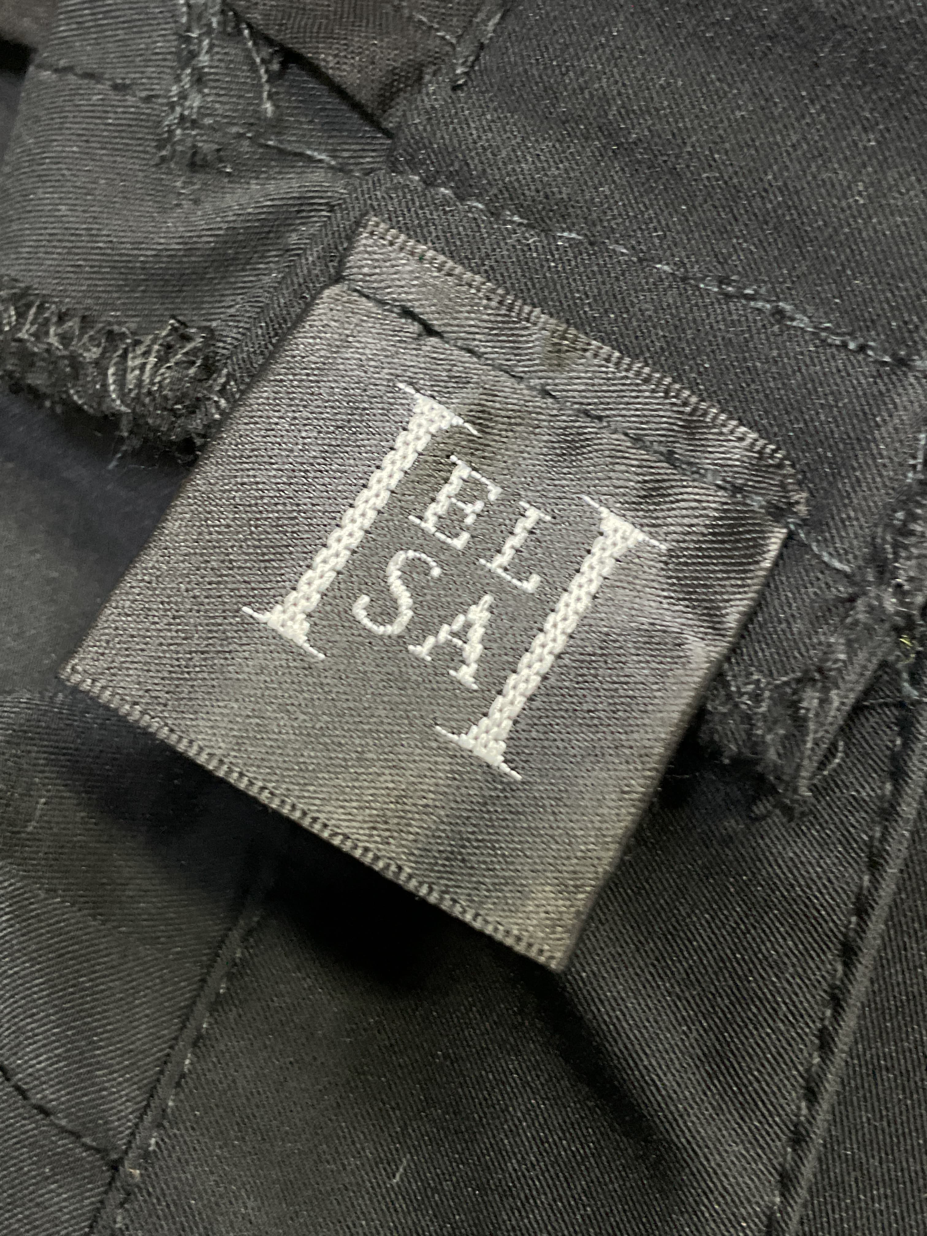 Tech Gabardine Cargo Trousers In Black - Image 4