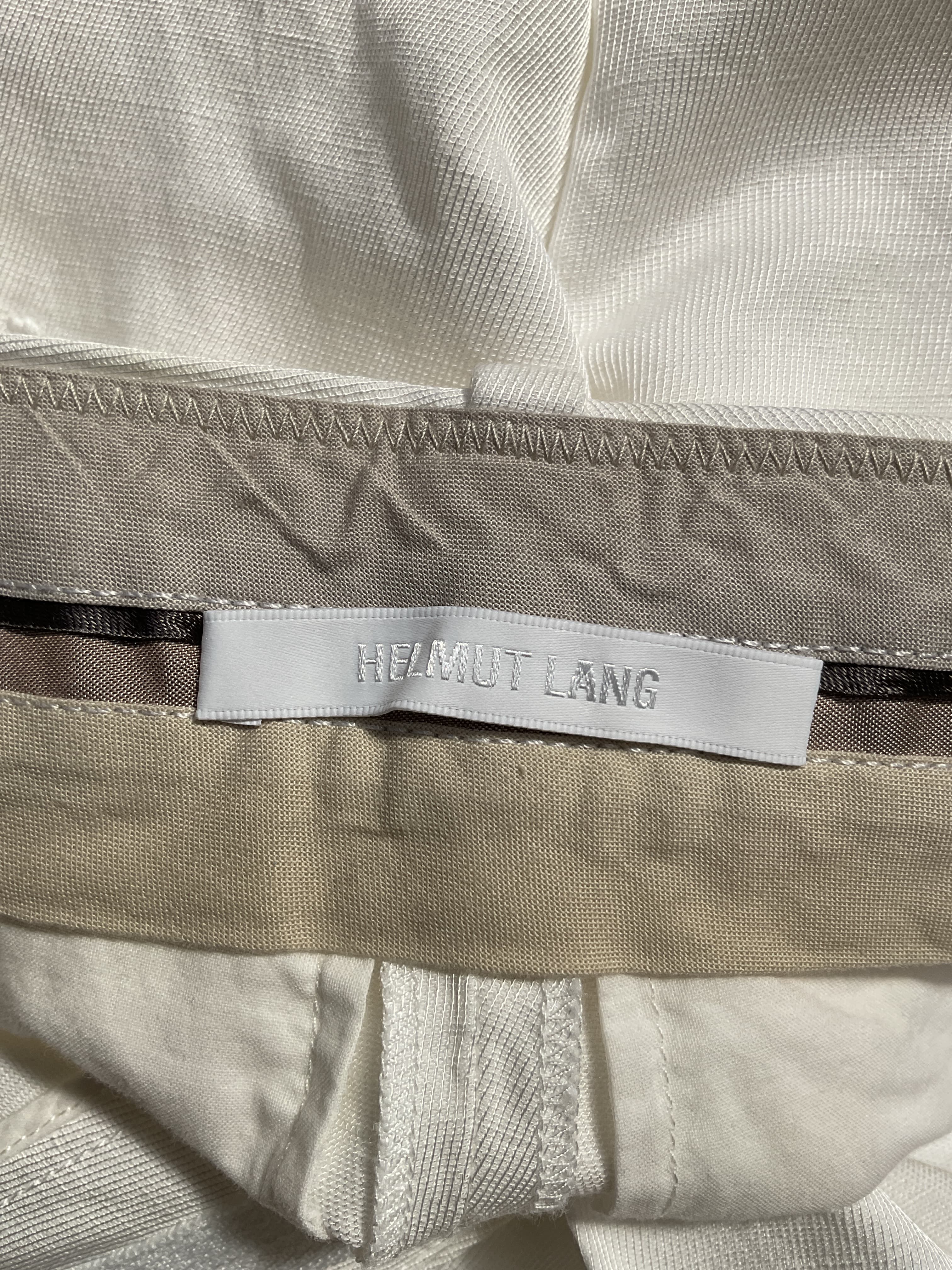 Pleated Pant In Optic White - Image 3