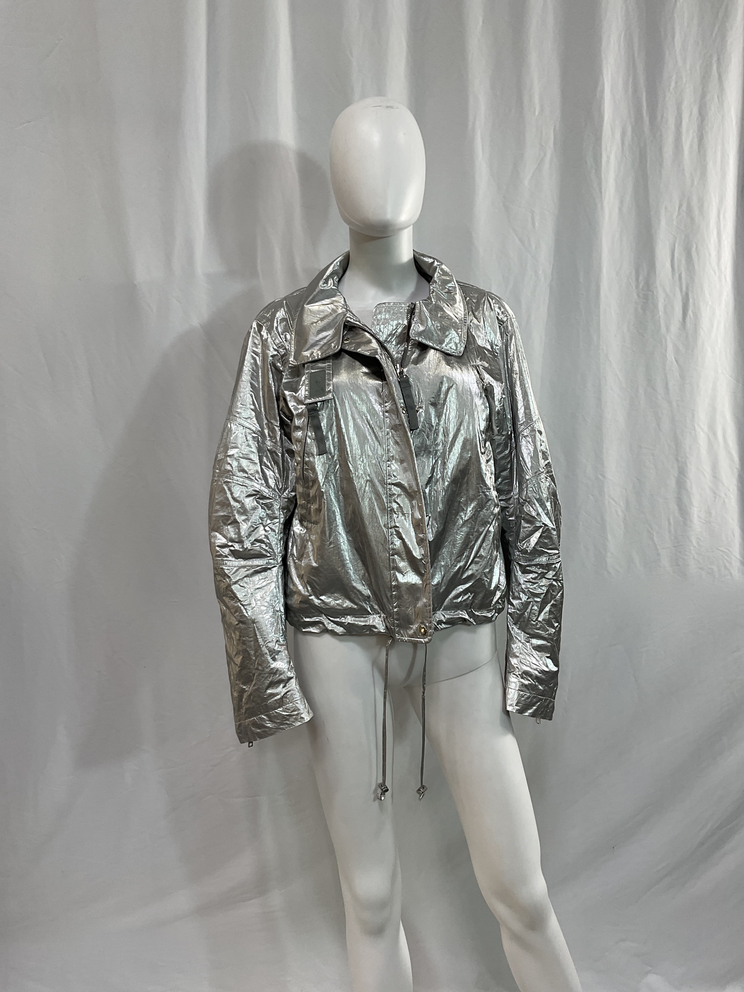Astro Jacket In Silver - Image 3