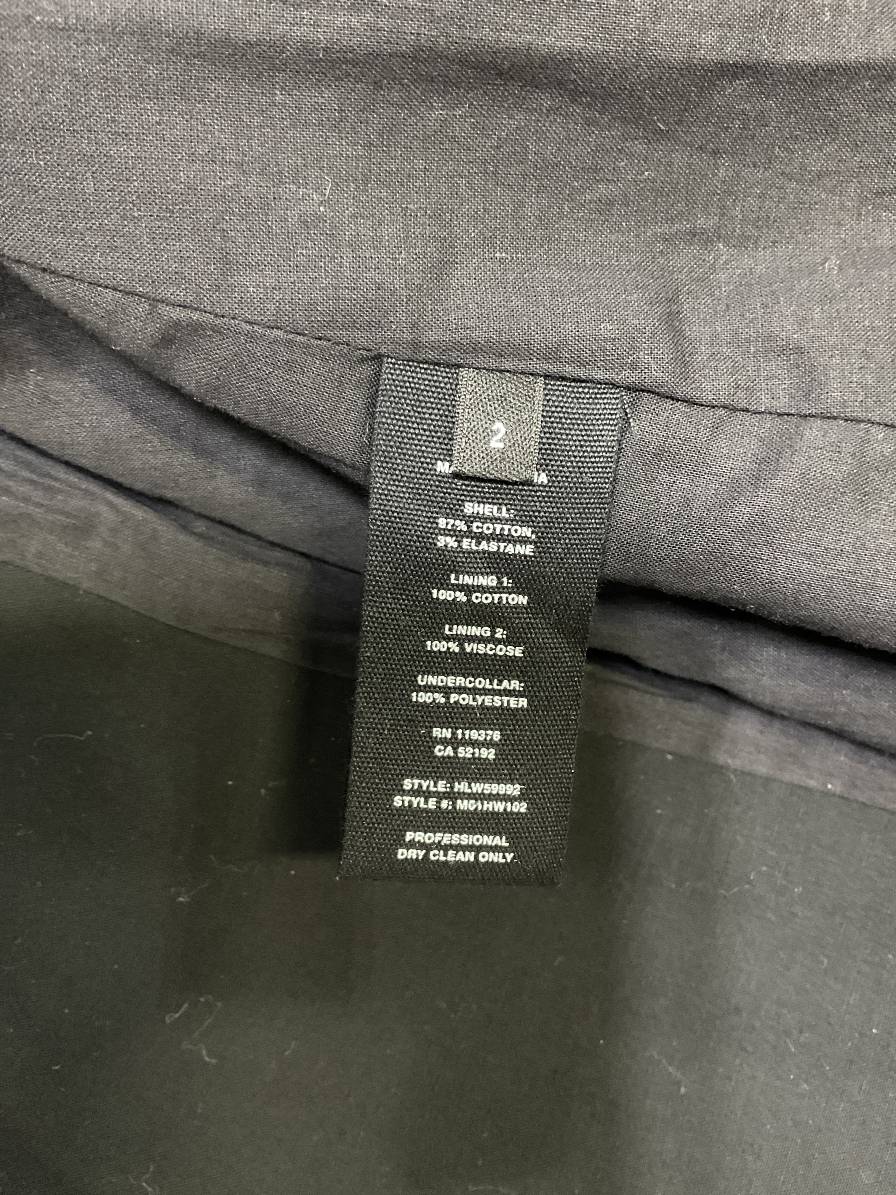 Contrast Blazer In Black - Image 4