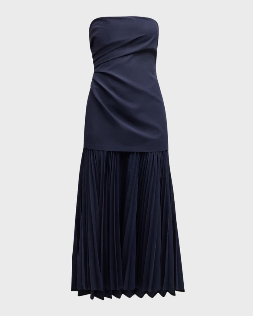 Austin Strapless Drop-Waist Maxi Dress - Image 1