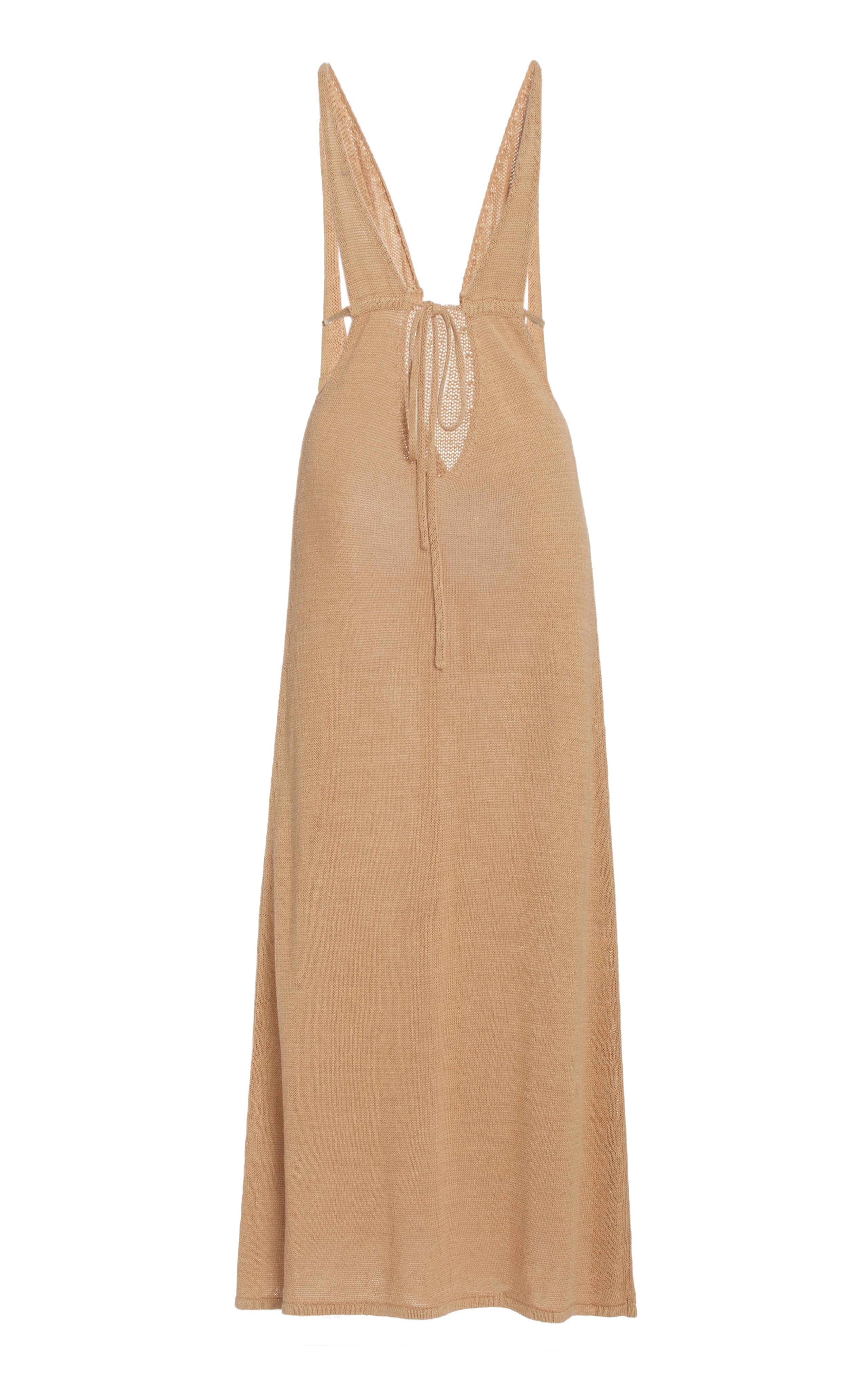 Kingsley Linen-Blend Knit Maxi Dress - Image 1