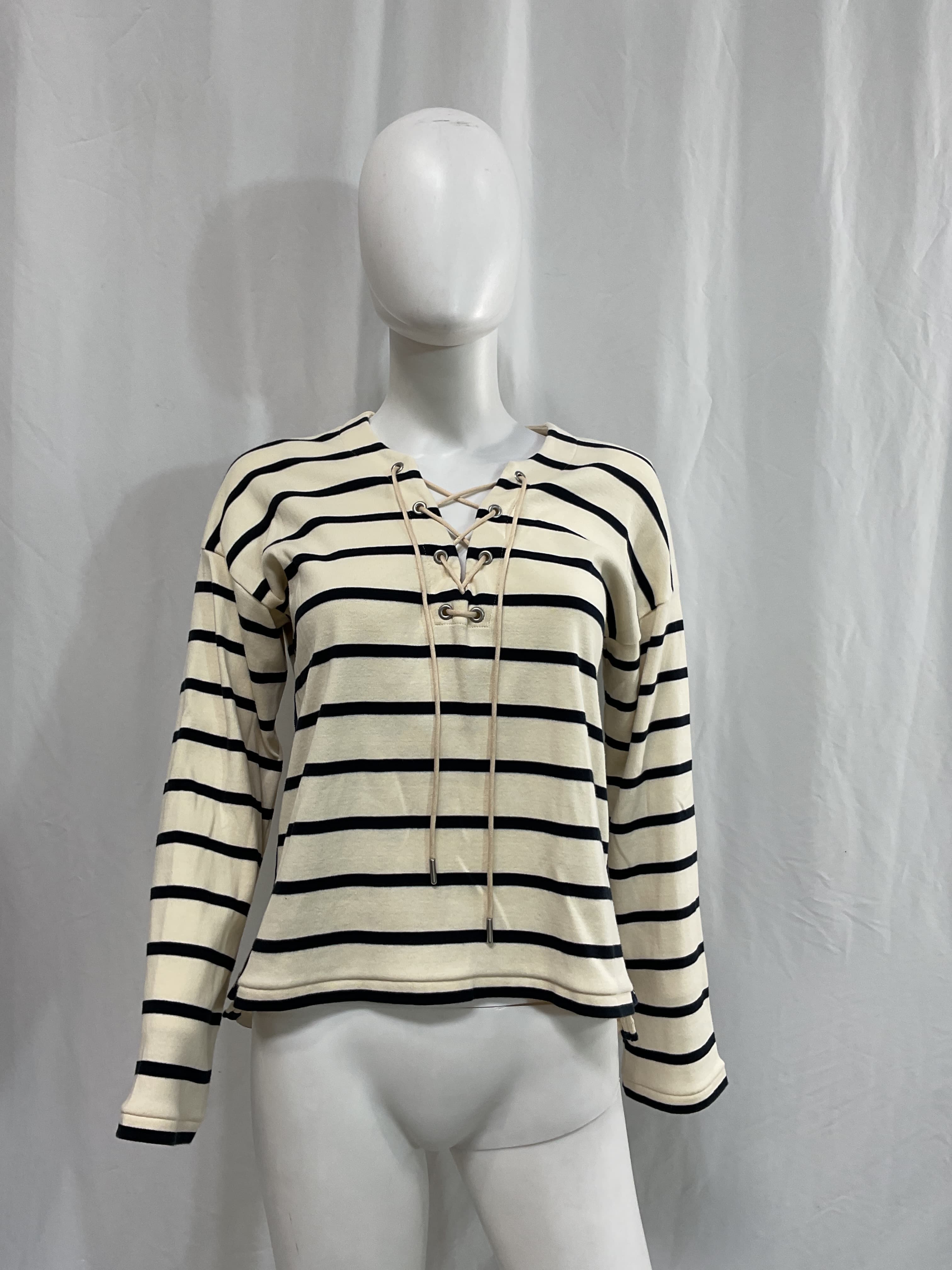 Breton Lace-Up Tee - Image 3