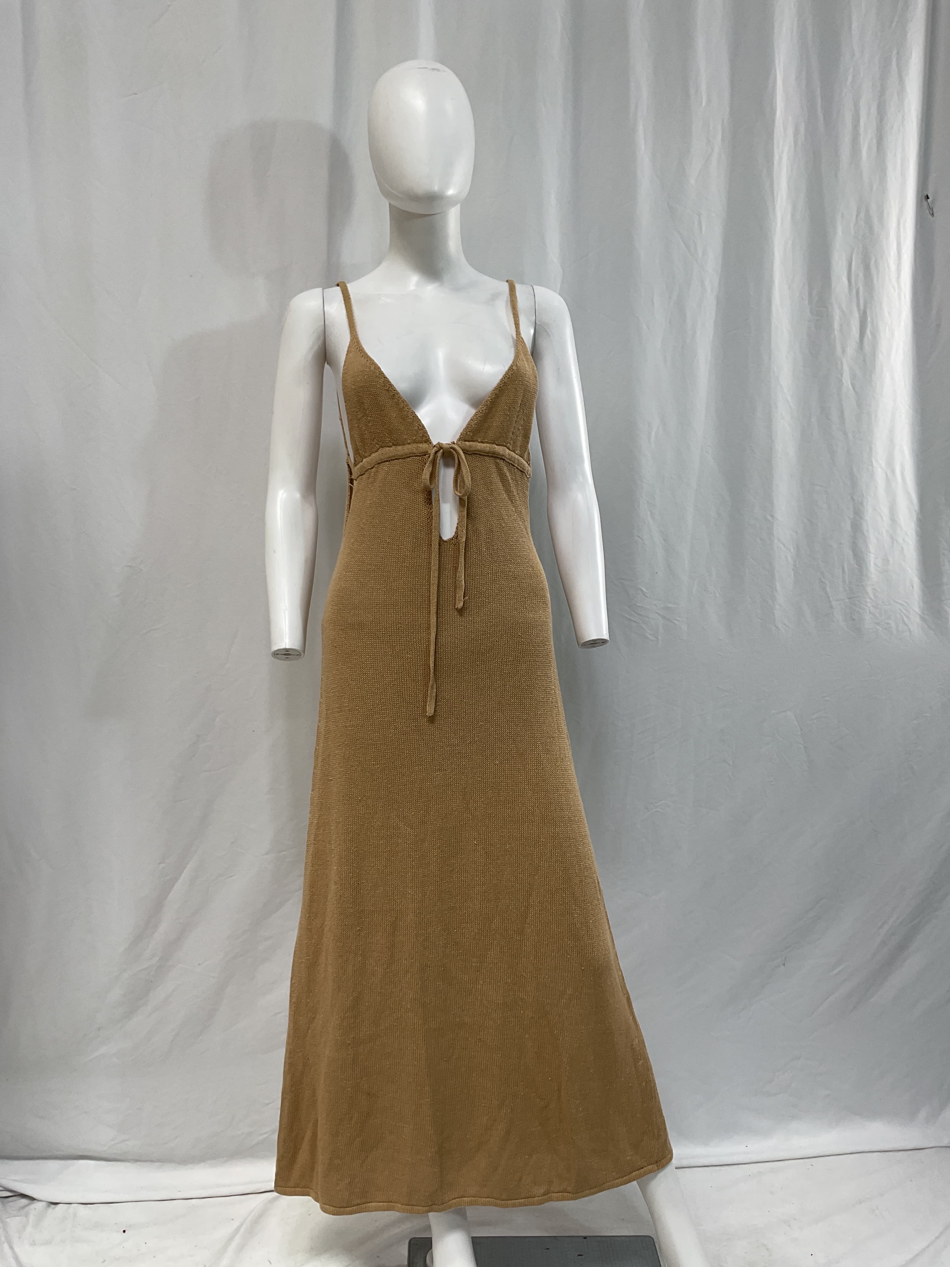 Kingsley Linen-Blend Knit Maxi Dress - Image 3