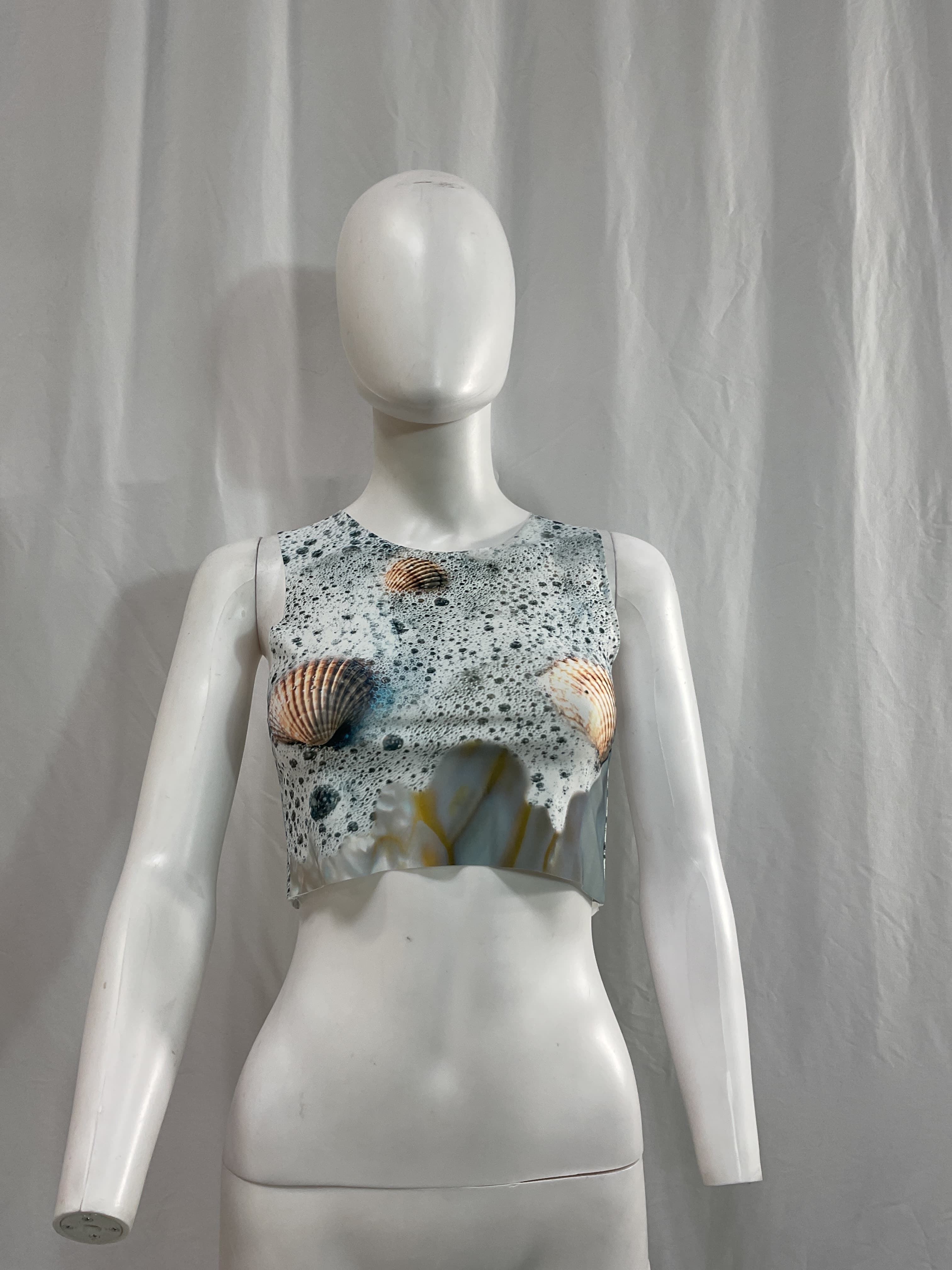 Sea Foam Crop Top - Image 2
