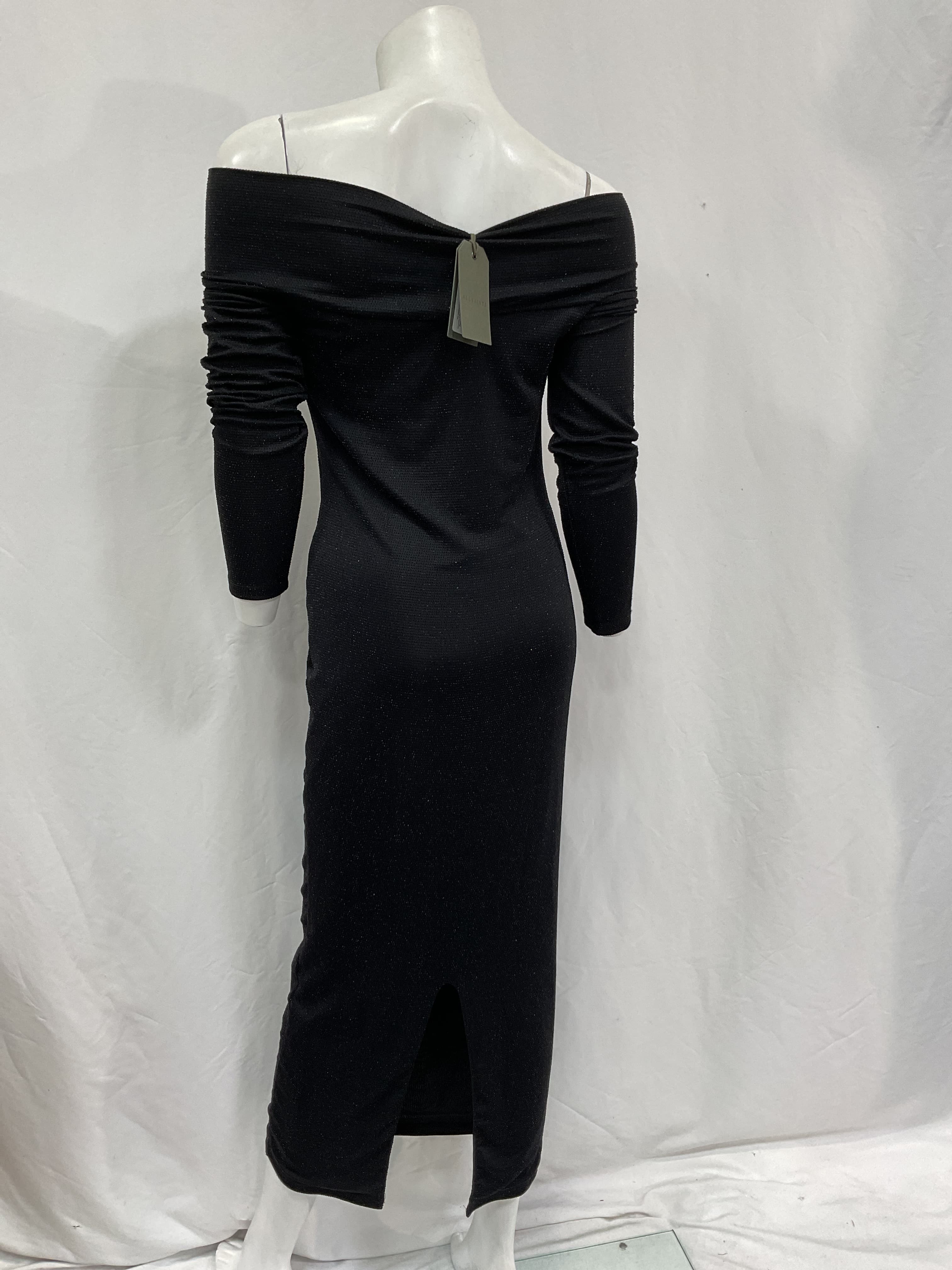 Delta Shimmer Dress In Black - Image 2