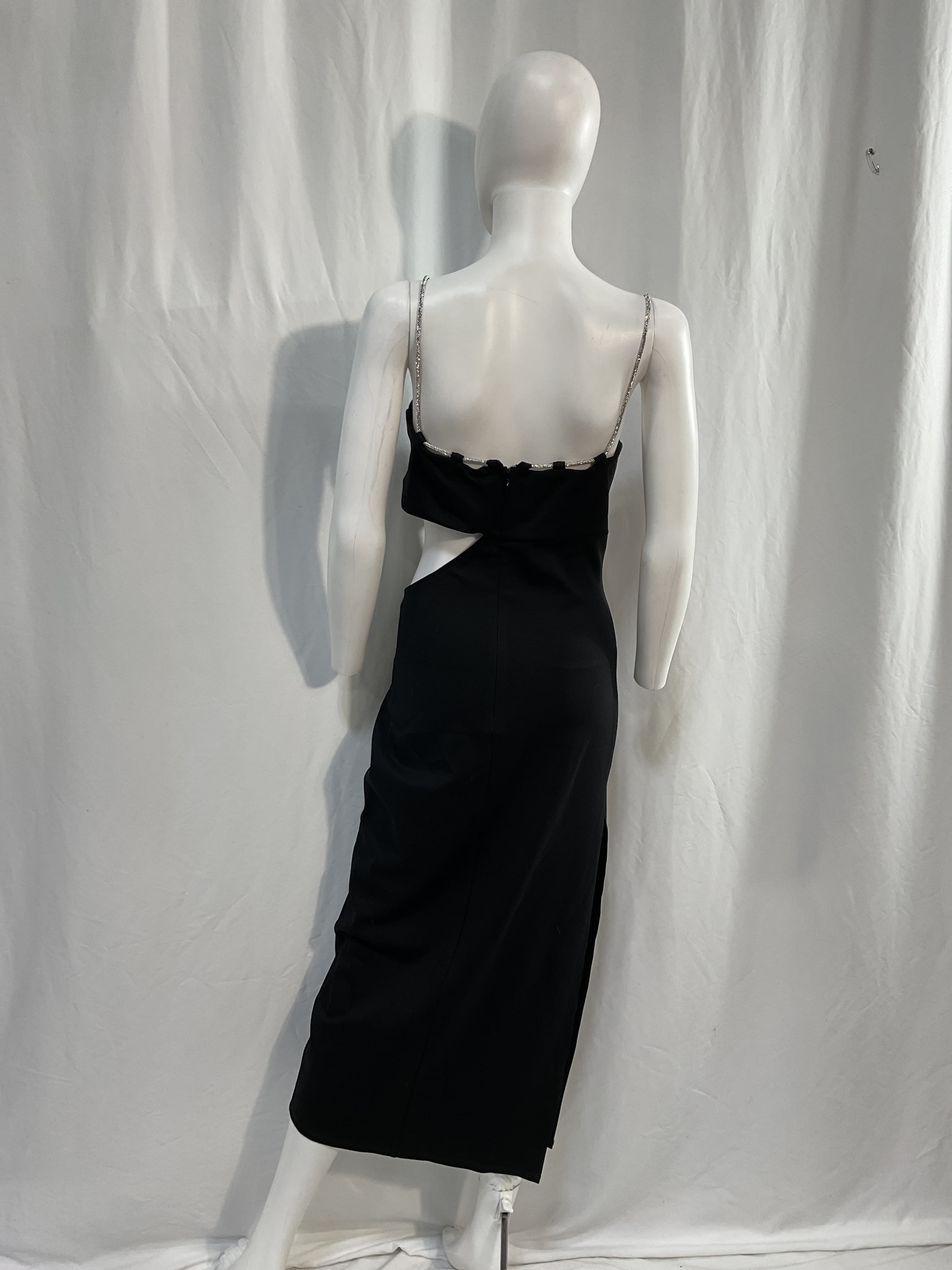 Charlotte Midi Dress In Black - Image 2