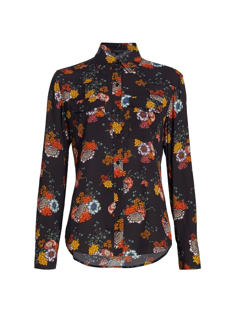 Farren Floral Button-Front Shirt - Image 1