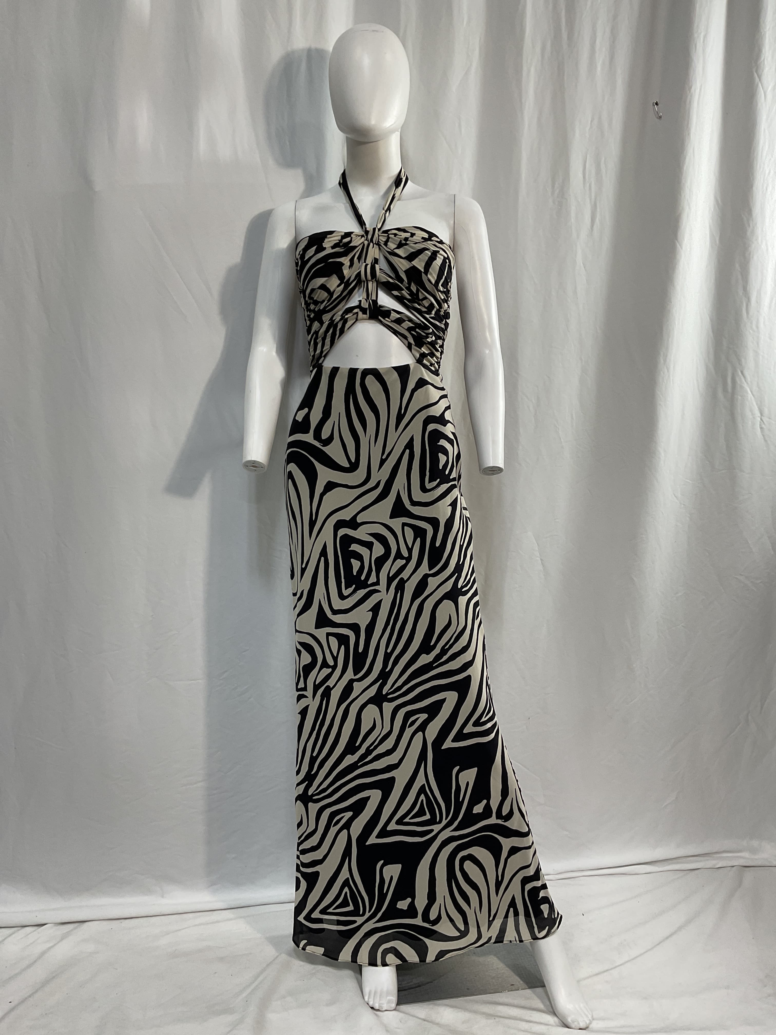 Lopte Dress In Zebra - Image 2