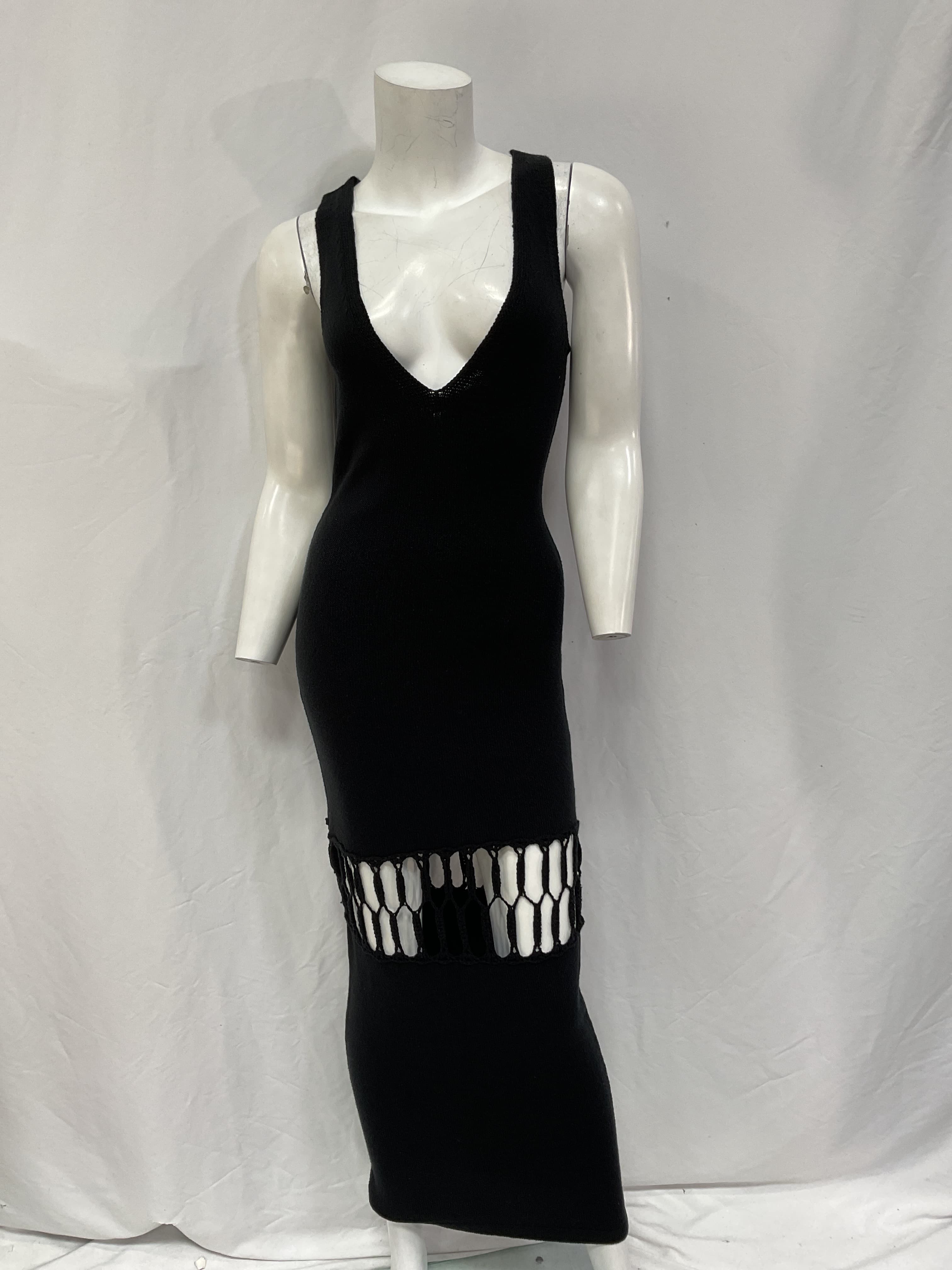 Michael Costello X Revolve Nicola Mixed Crochet Maxi Dress In Black - Image 2