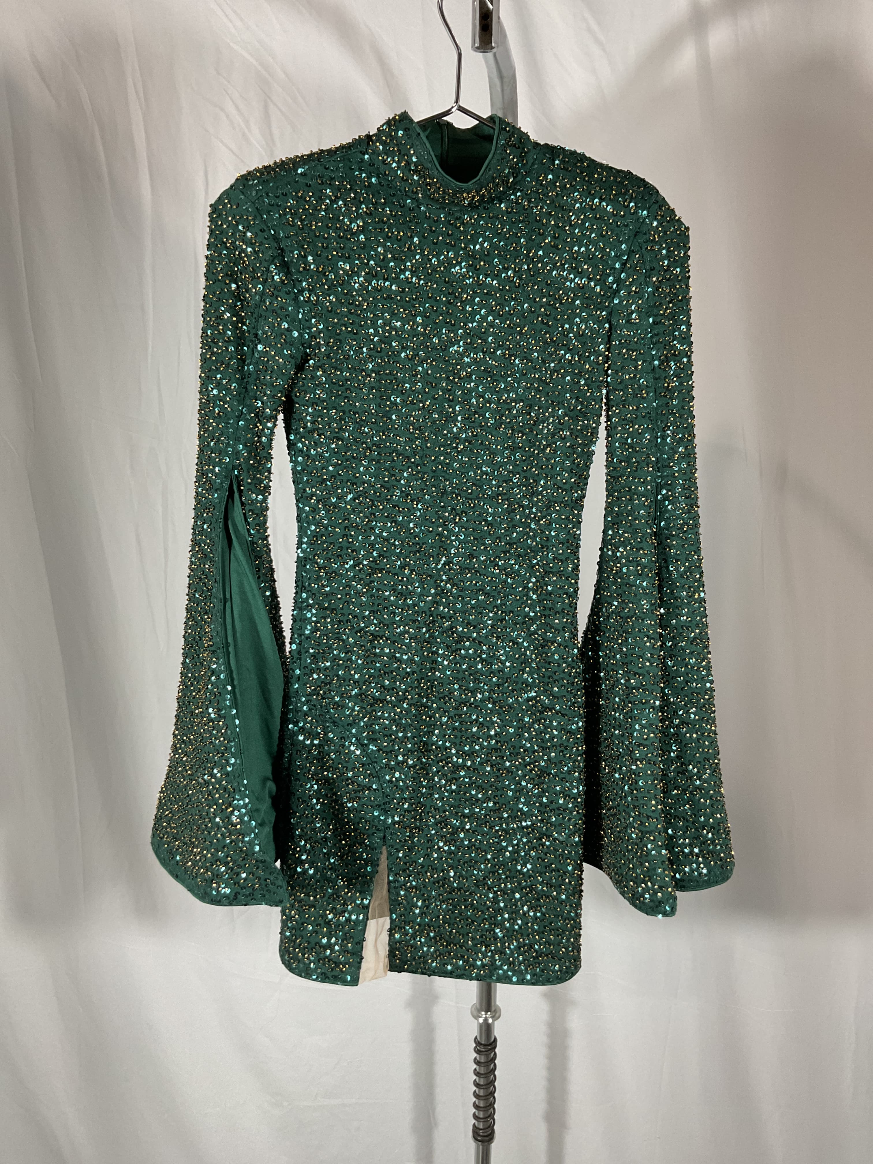 Michael Costello X Revolve Mr. Gibson Mini Dress In Hunter Green - Image 2