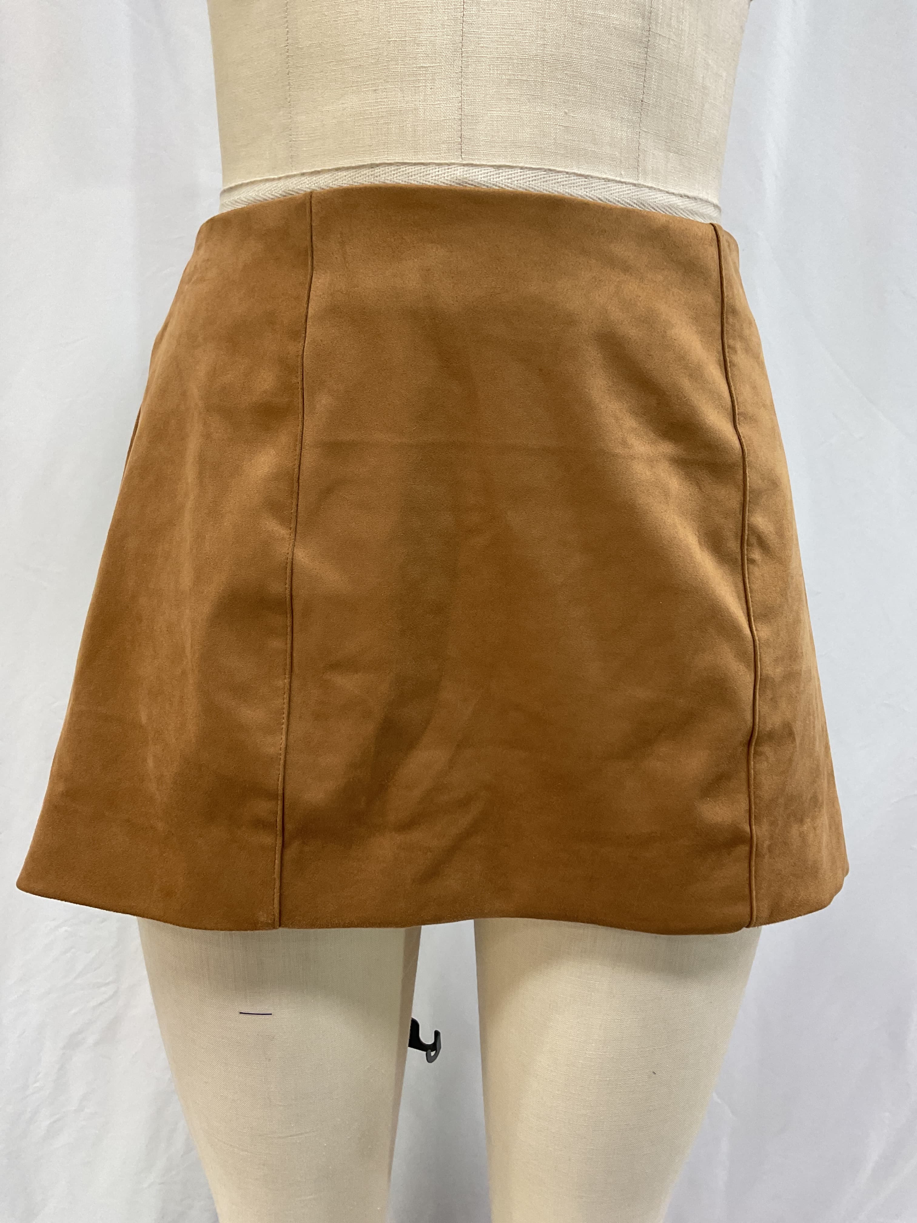 Ginny Faux Suede Mini Skirt - Image 2