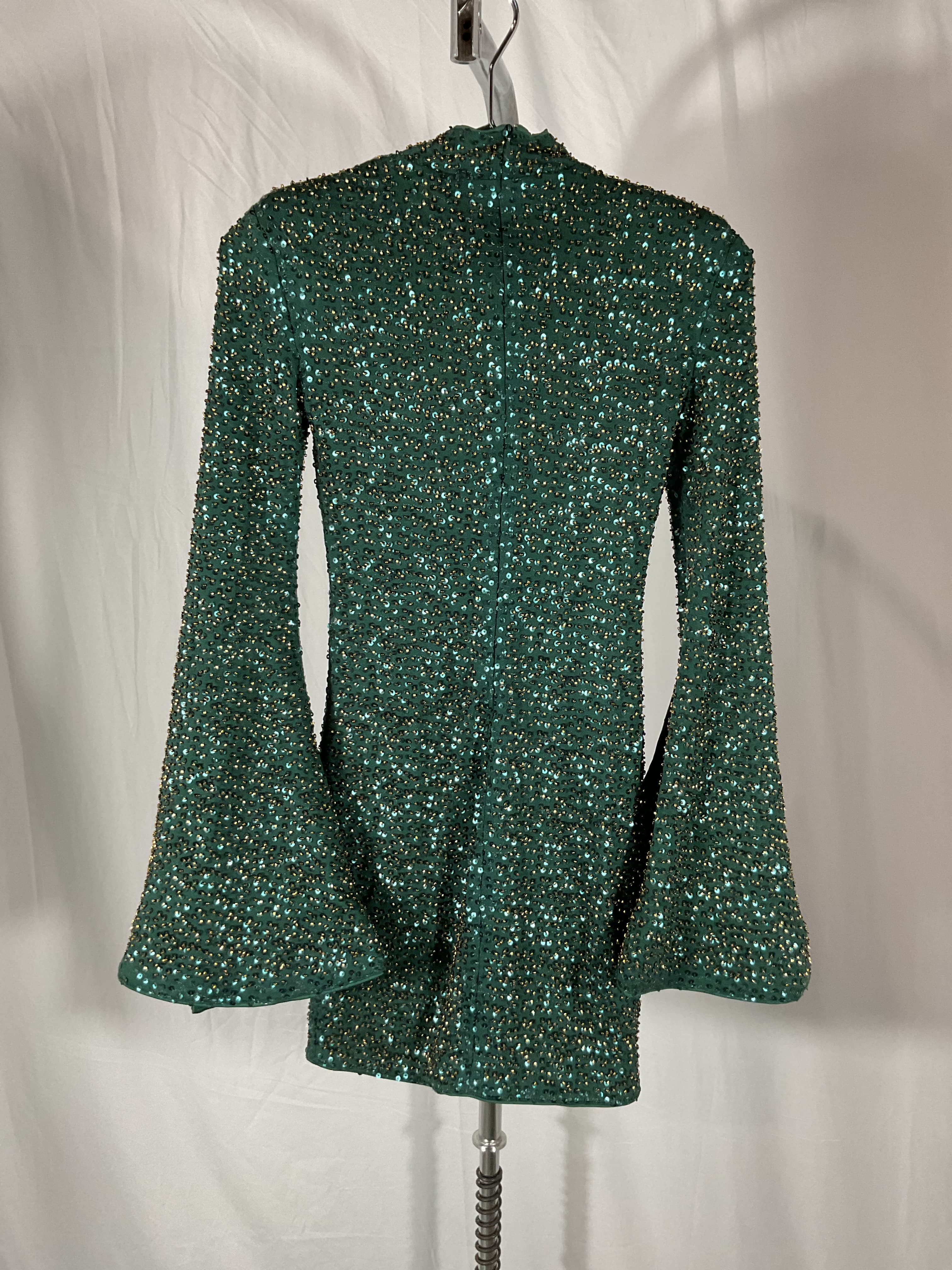 Michael Costello X Revolve Mr. Gibson Mini Dress In Hunter Green - Image 3