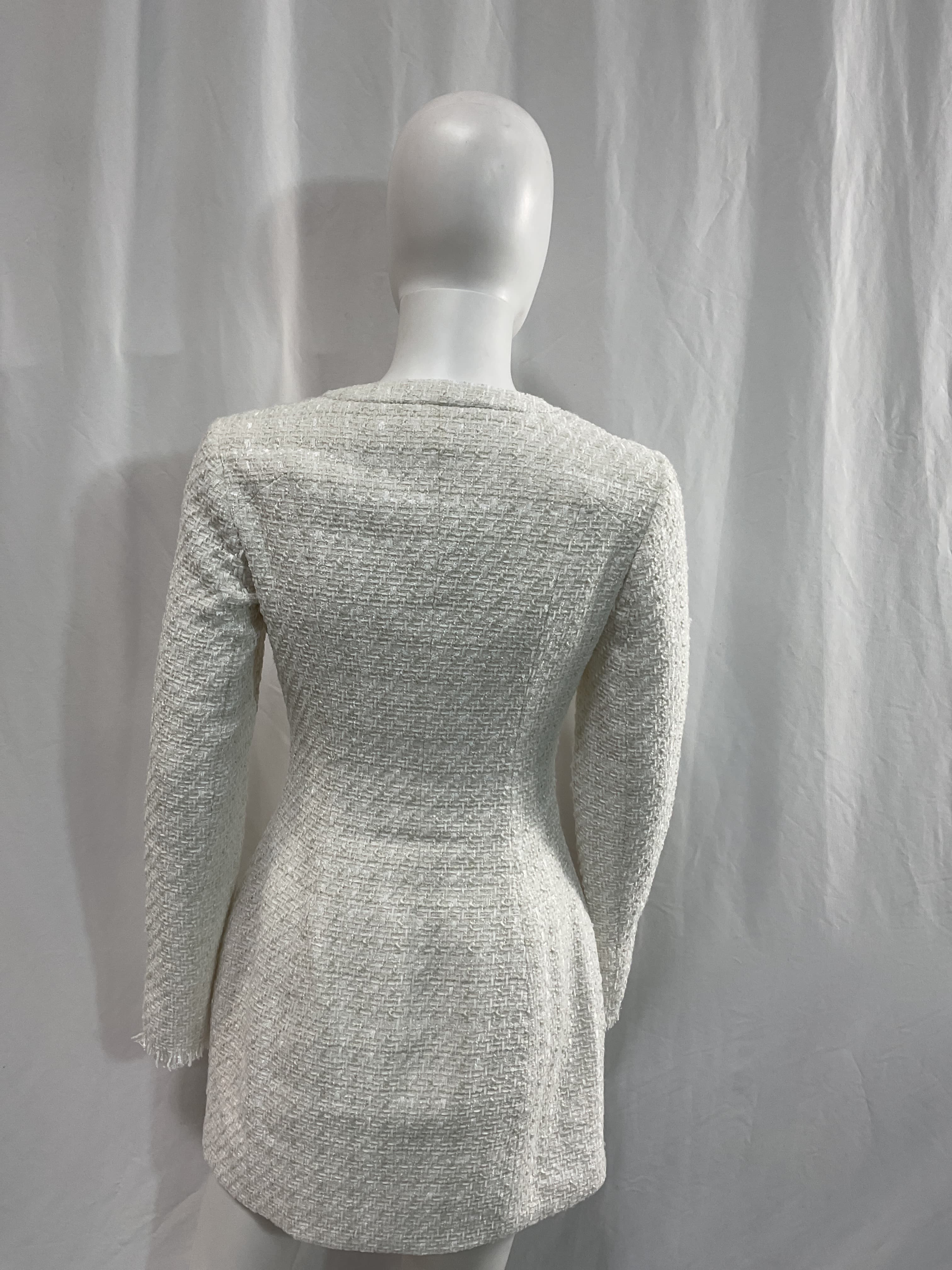 Audrey Dress In Ivory - Image 3