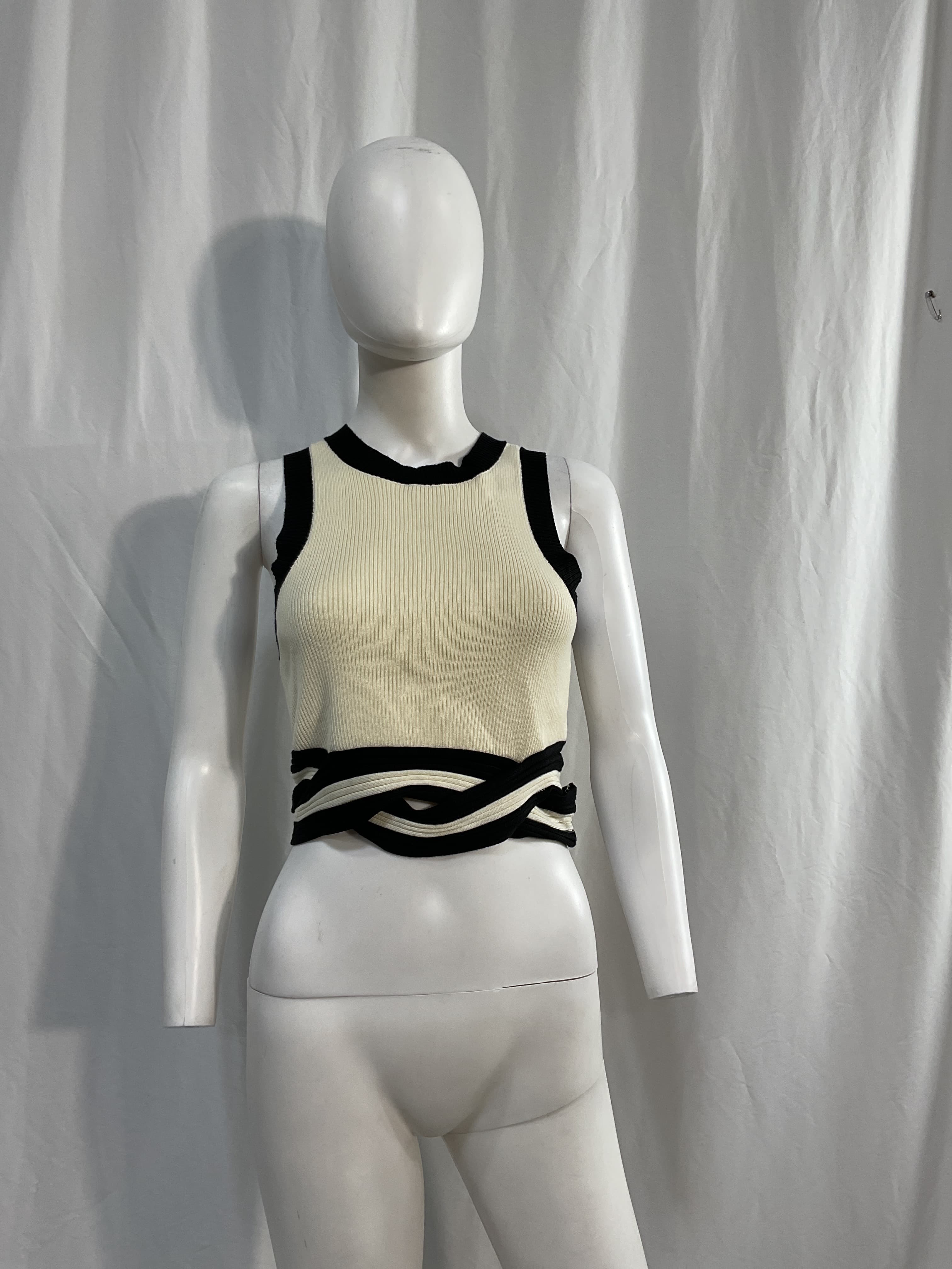 Drift Knit Tank In Neutral - Image 3