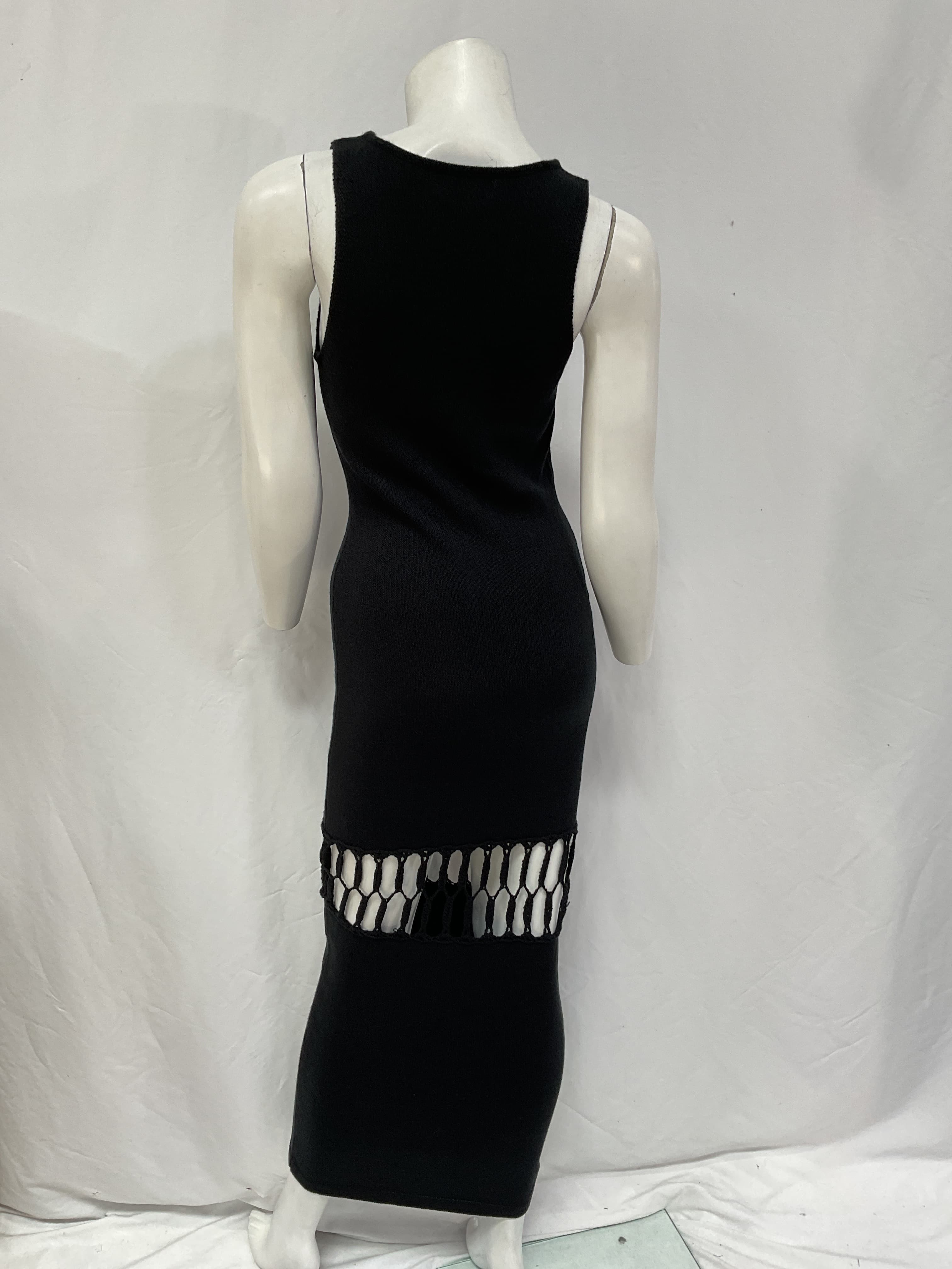 Michael Costello X Revolve Nicola Mixed Crochet Maxi Dress In Black - Image 3