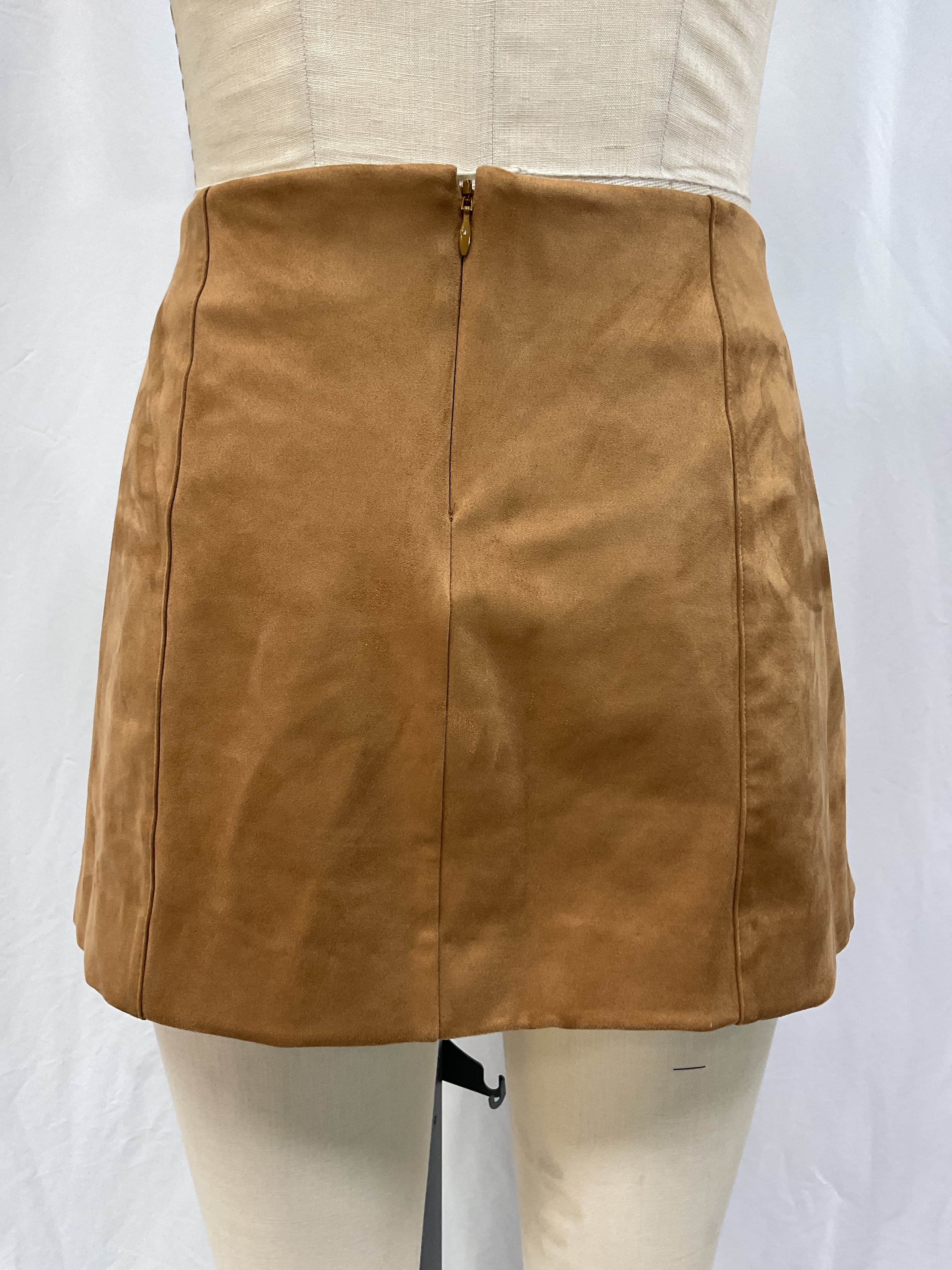 Ginny Faux Suede Mini Skirt - Image 4