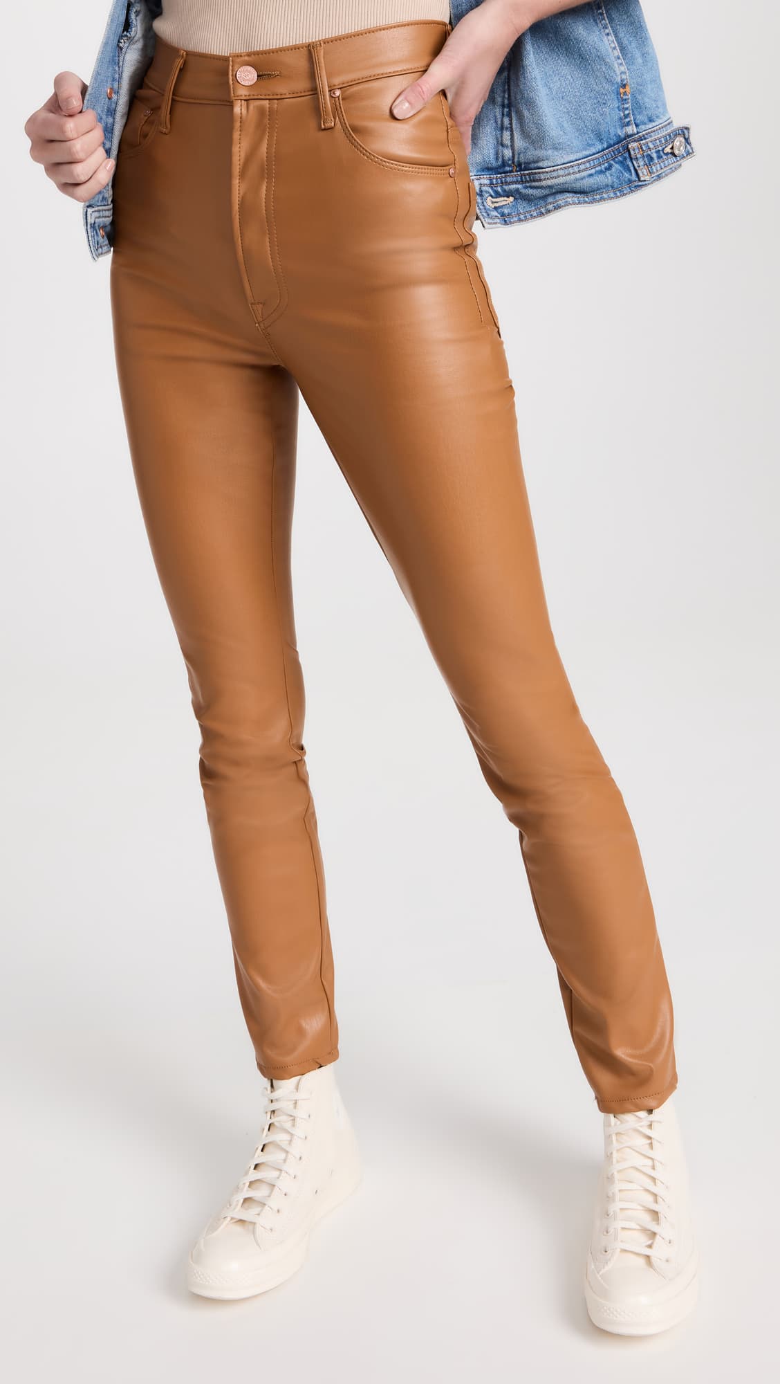 High Waisted Rail Pants - Image 1