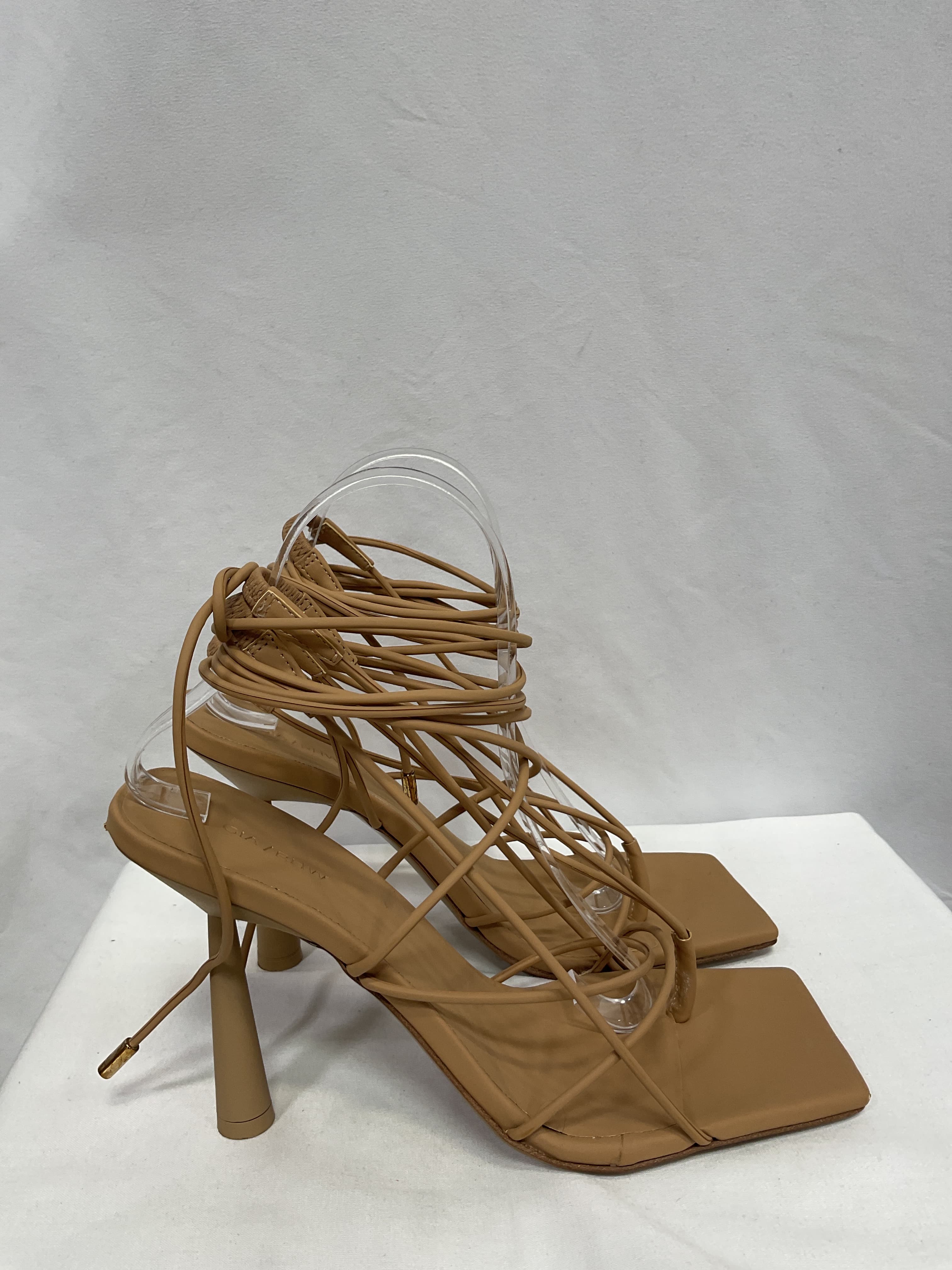 Gia X Rhw Rosie 6 Leather Lace-Up Sandals - Image 2