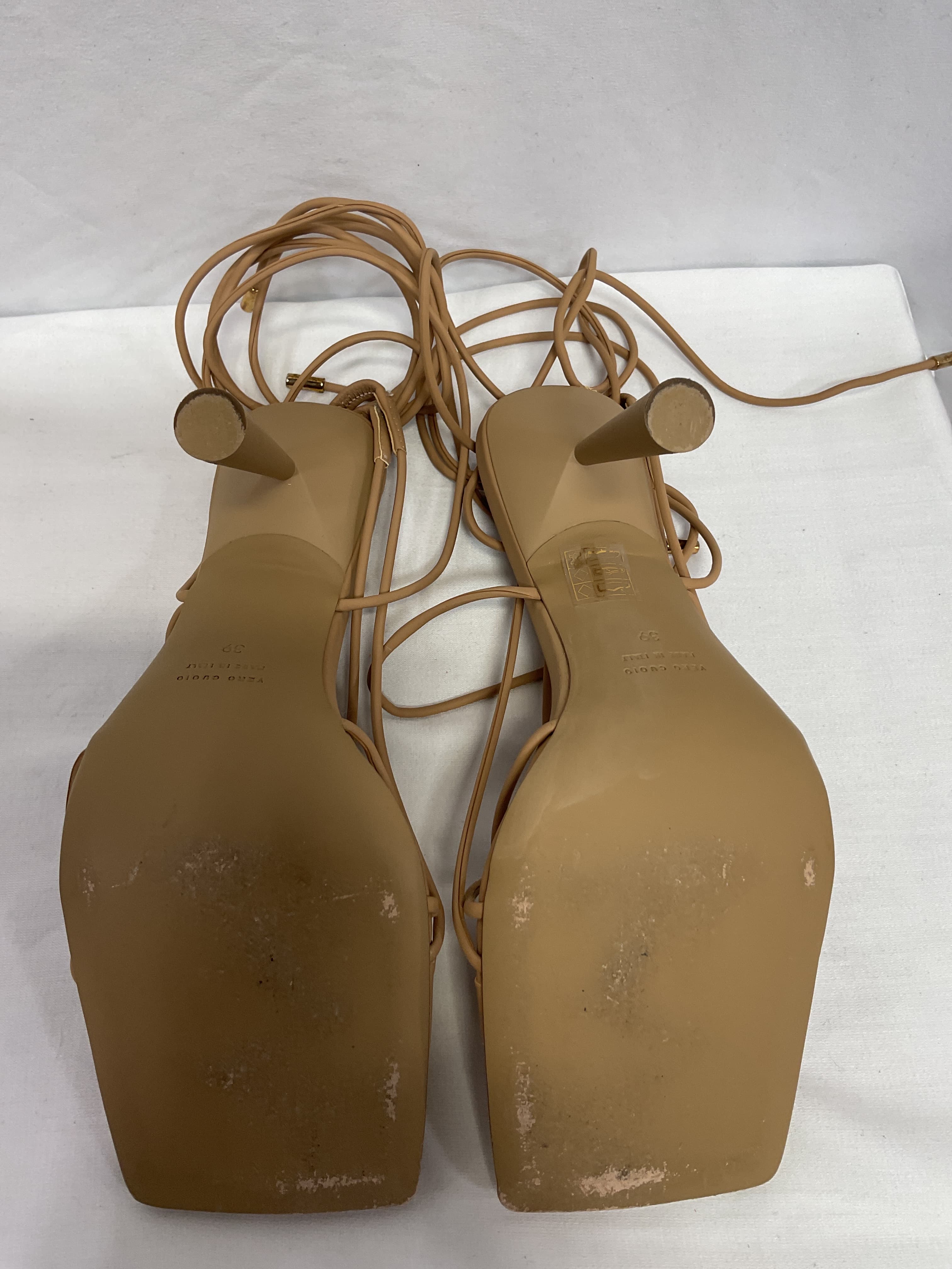 Gia X Rhw Rosie 6 Leather Lace-Up Sandals - Image 3