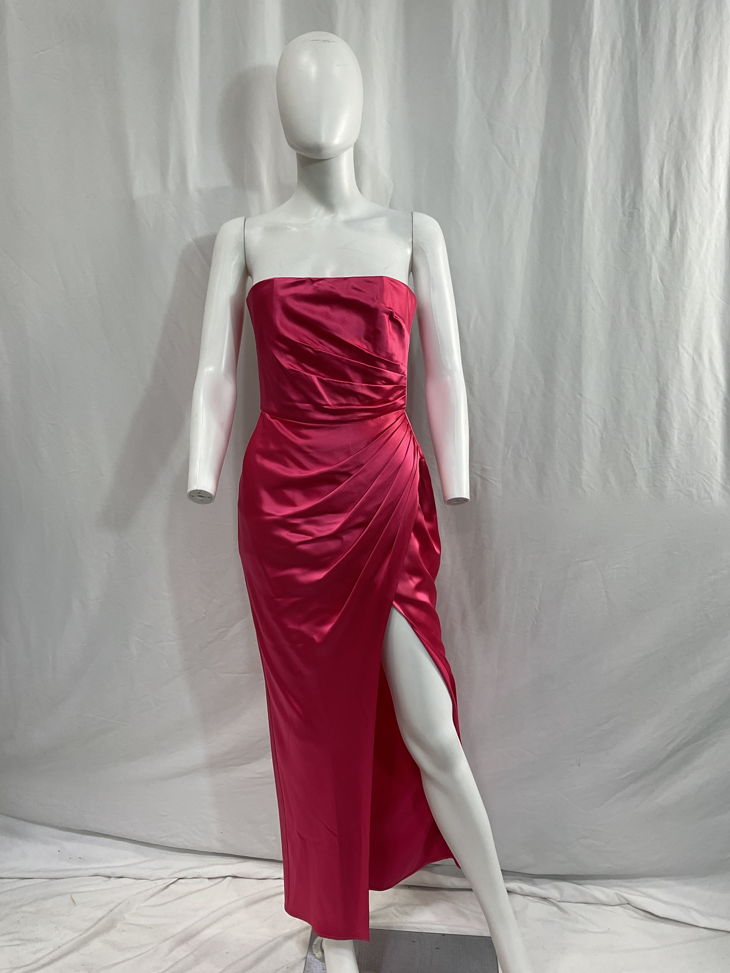 Priyanka Dress In Hot Pink - Image 4