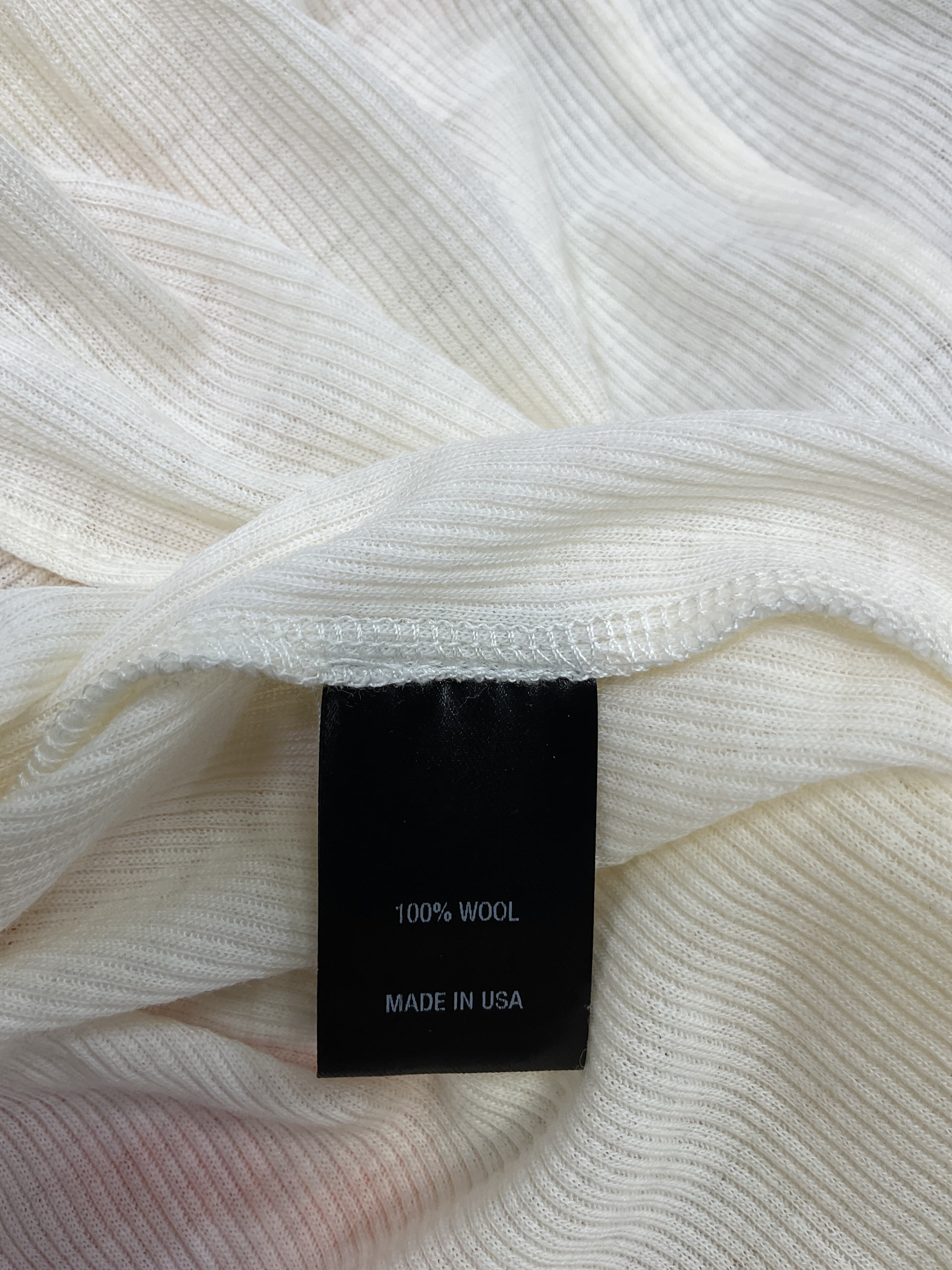 Center Waist Tie Pencil Skirt In Ivory - Image 2