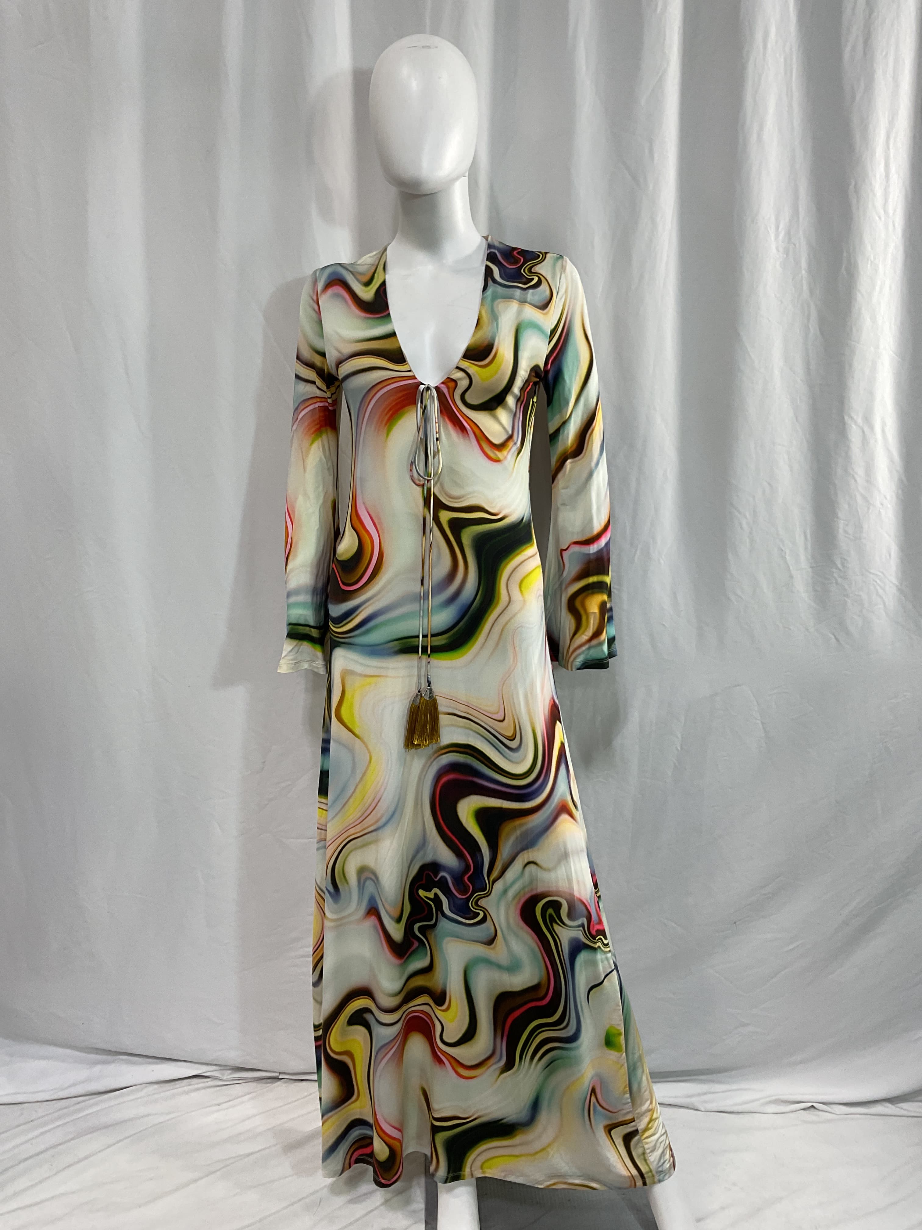 Beriana Dress In Multicolor Mist - Image 2