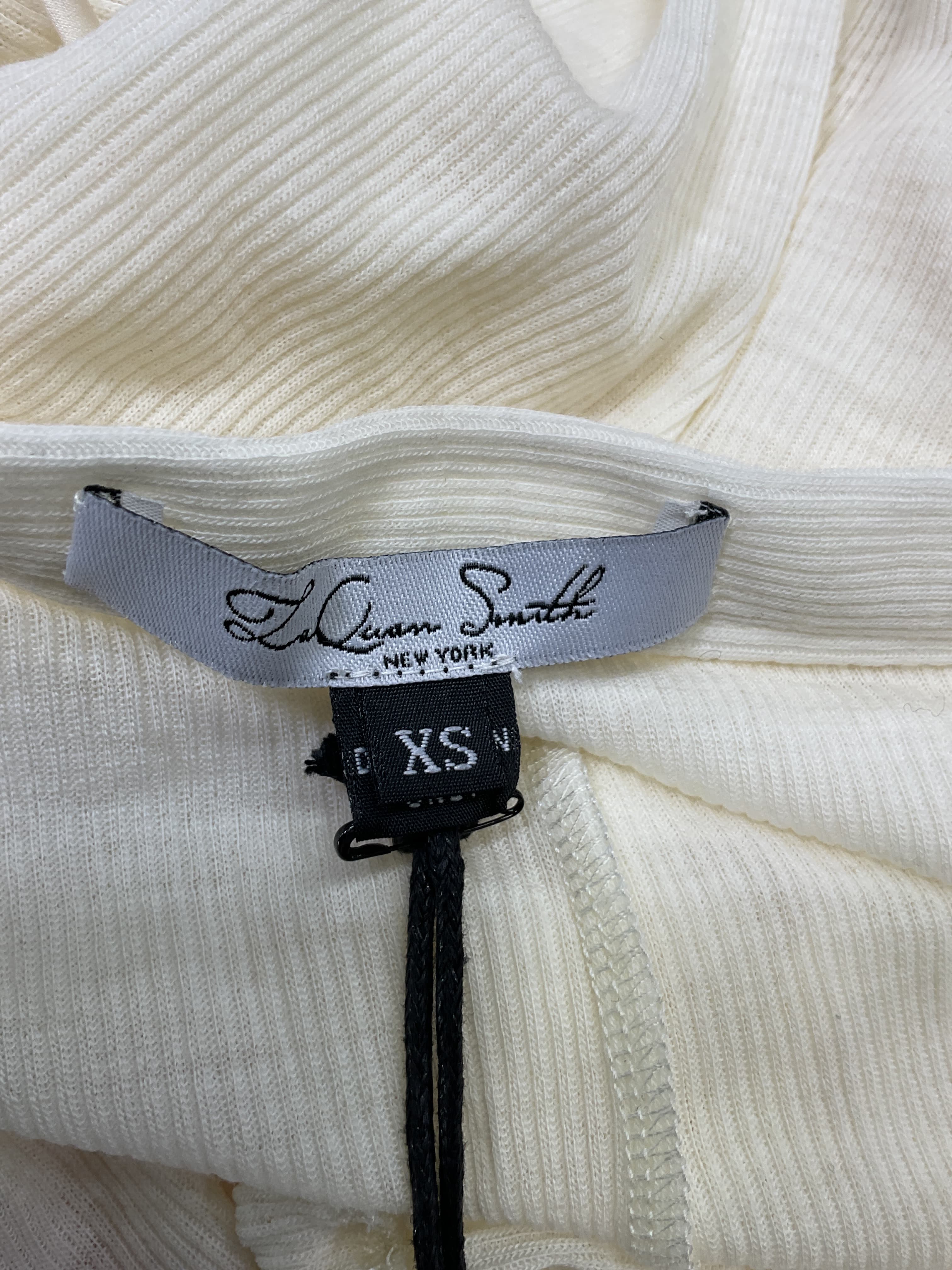 Center Waist Tie Pencil Skirt In Ivory - Image 3