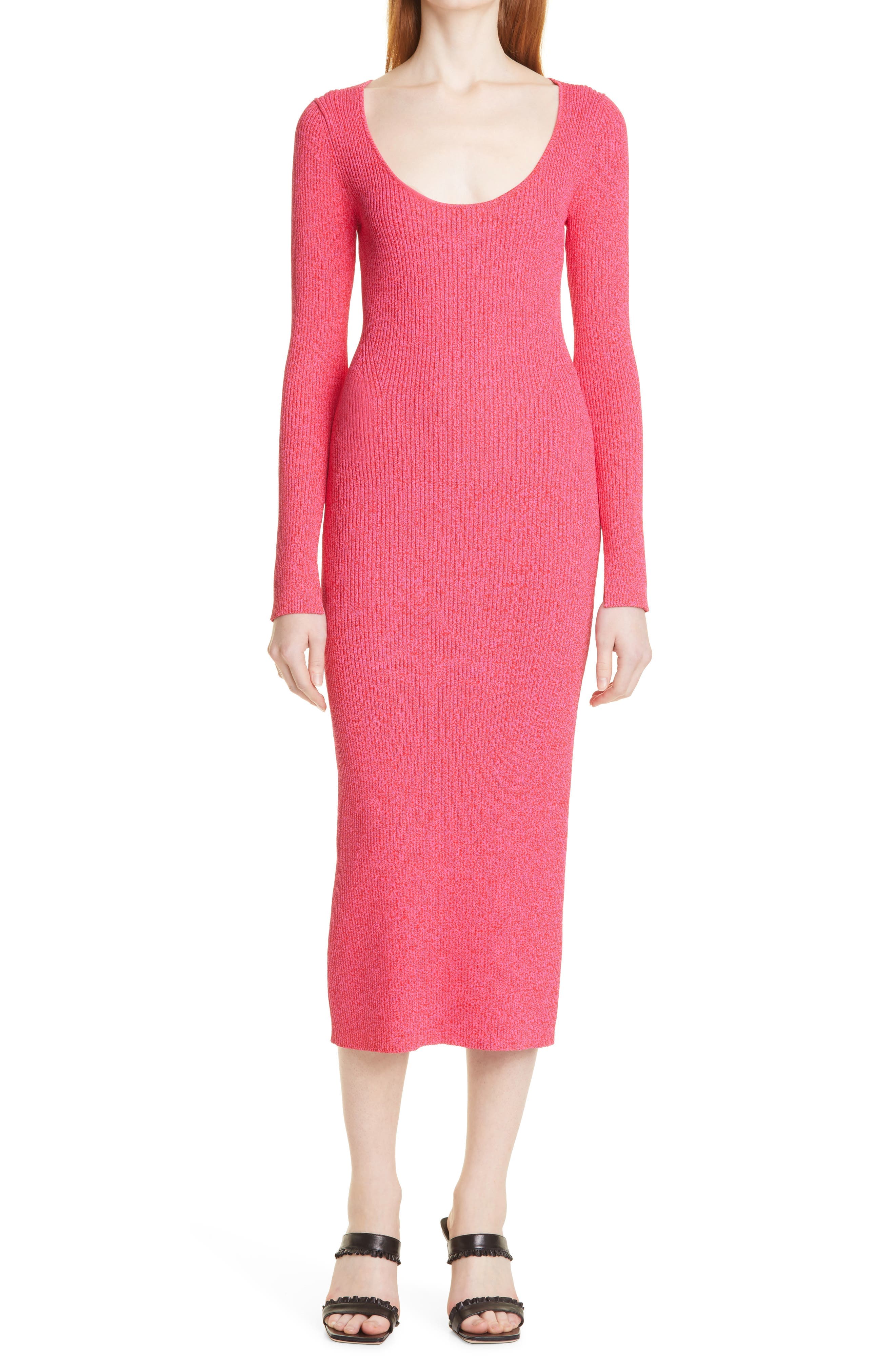 Mlange Knit Midi Dress - Image 1