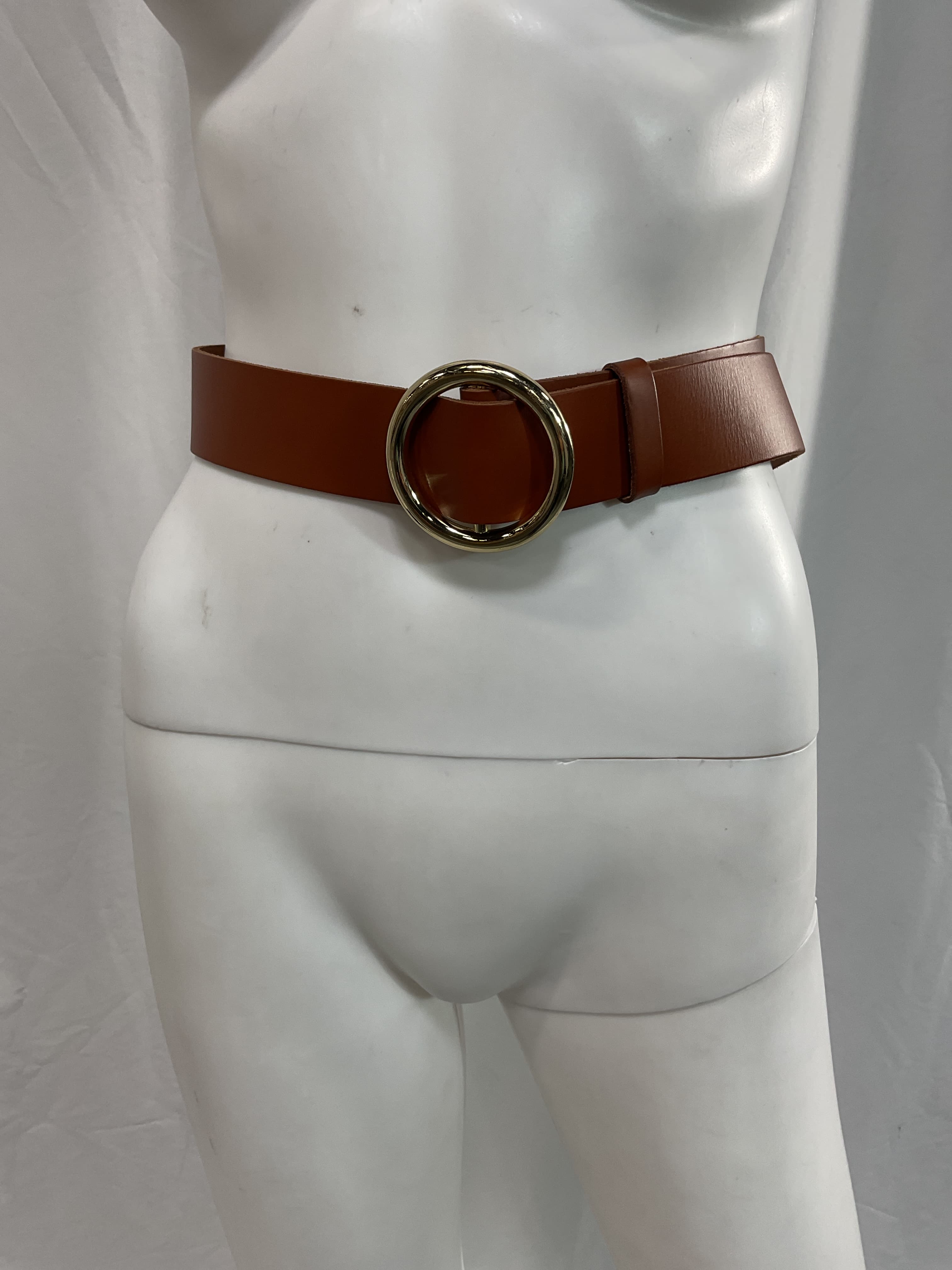 Le Circle Leather Belt - Image 2