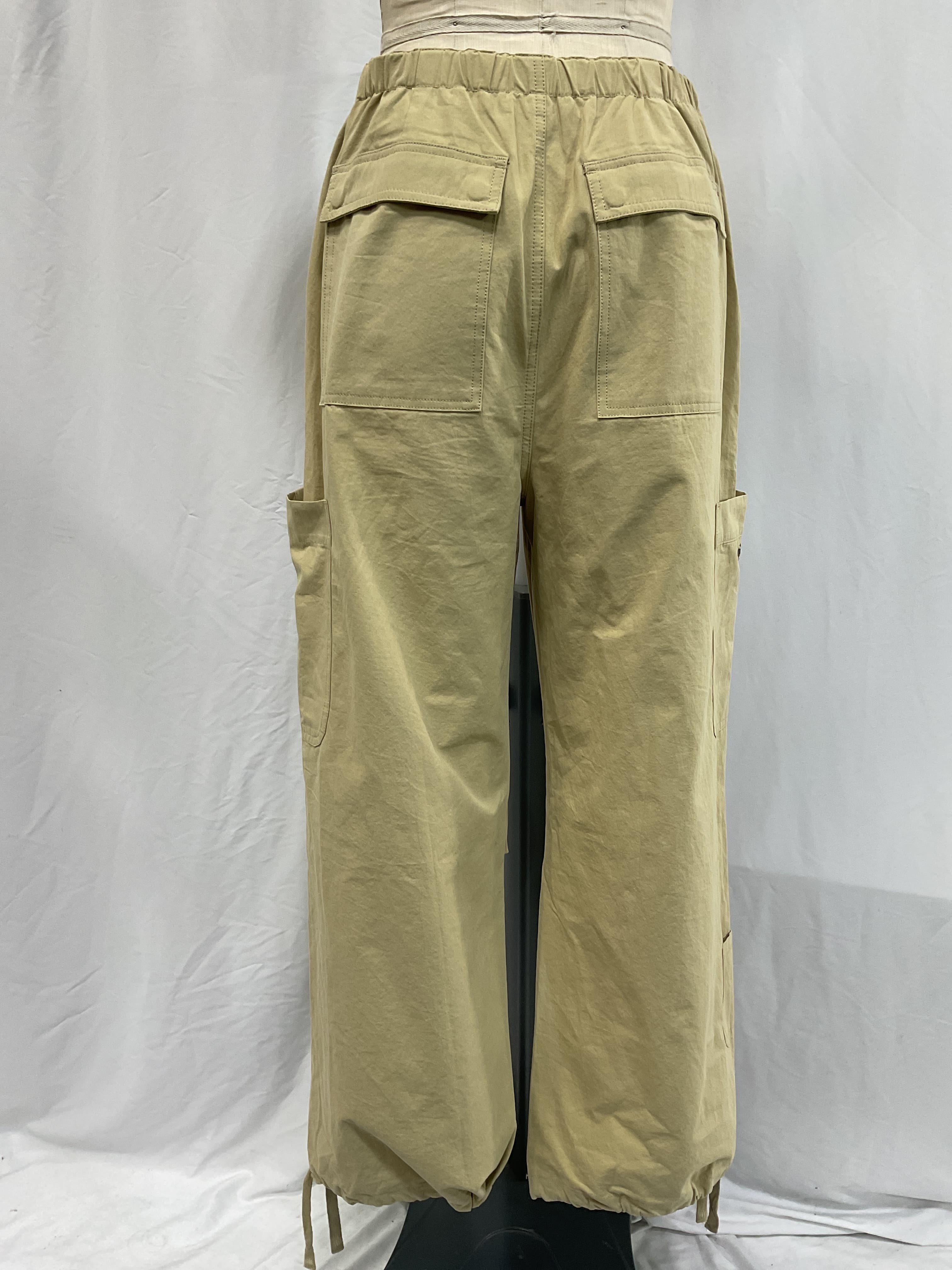 Lexi Cargo Pants In Light Khaki - Image 4