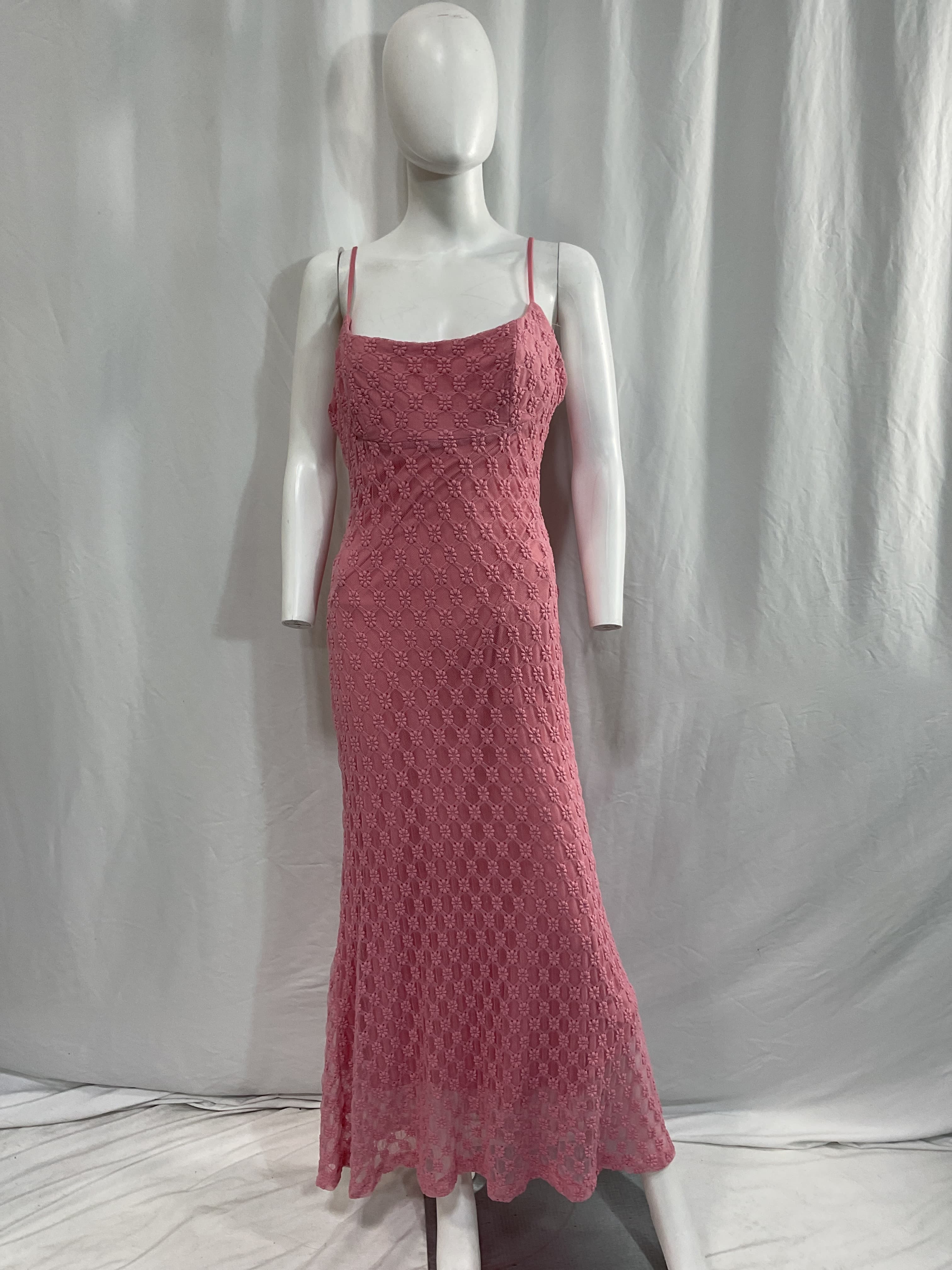 Adoni Midi Dress In Lili Pink - Image 2