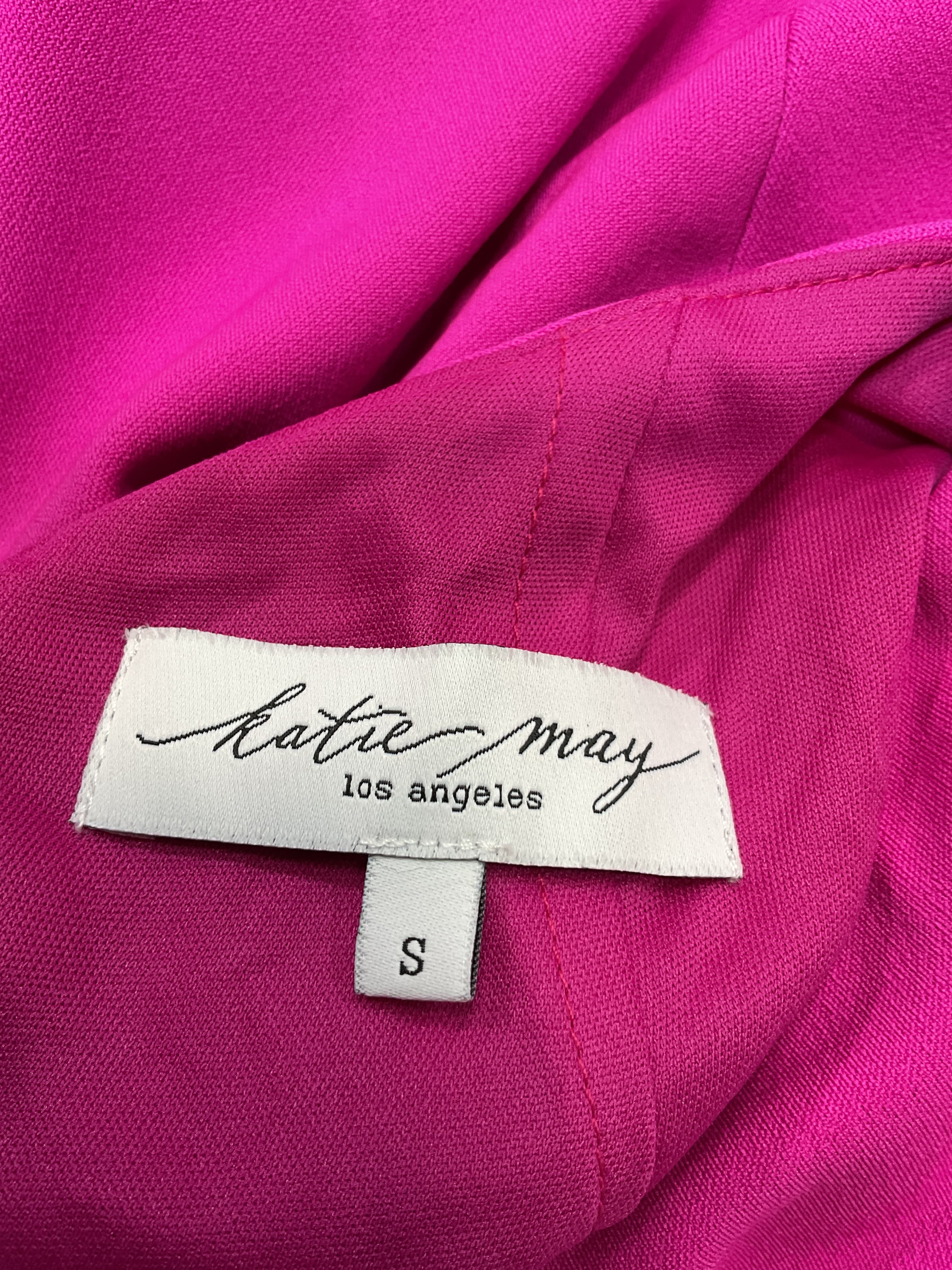New Age Dress In Electric Pink - Image 3