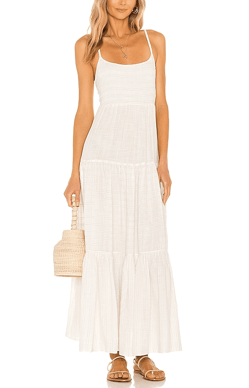Santorini Dress In Cream - Image 1